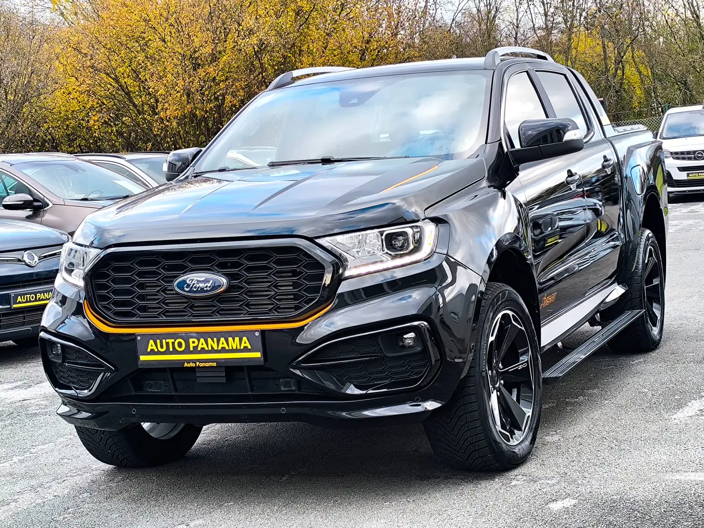 Ford Ranger 2.0 BiTURBO MS-RT EDITION SPECIAL MARCHE PIED ELEC Zwart - 1