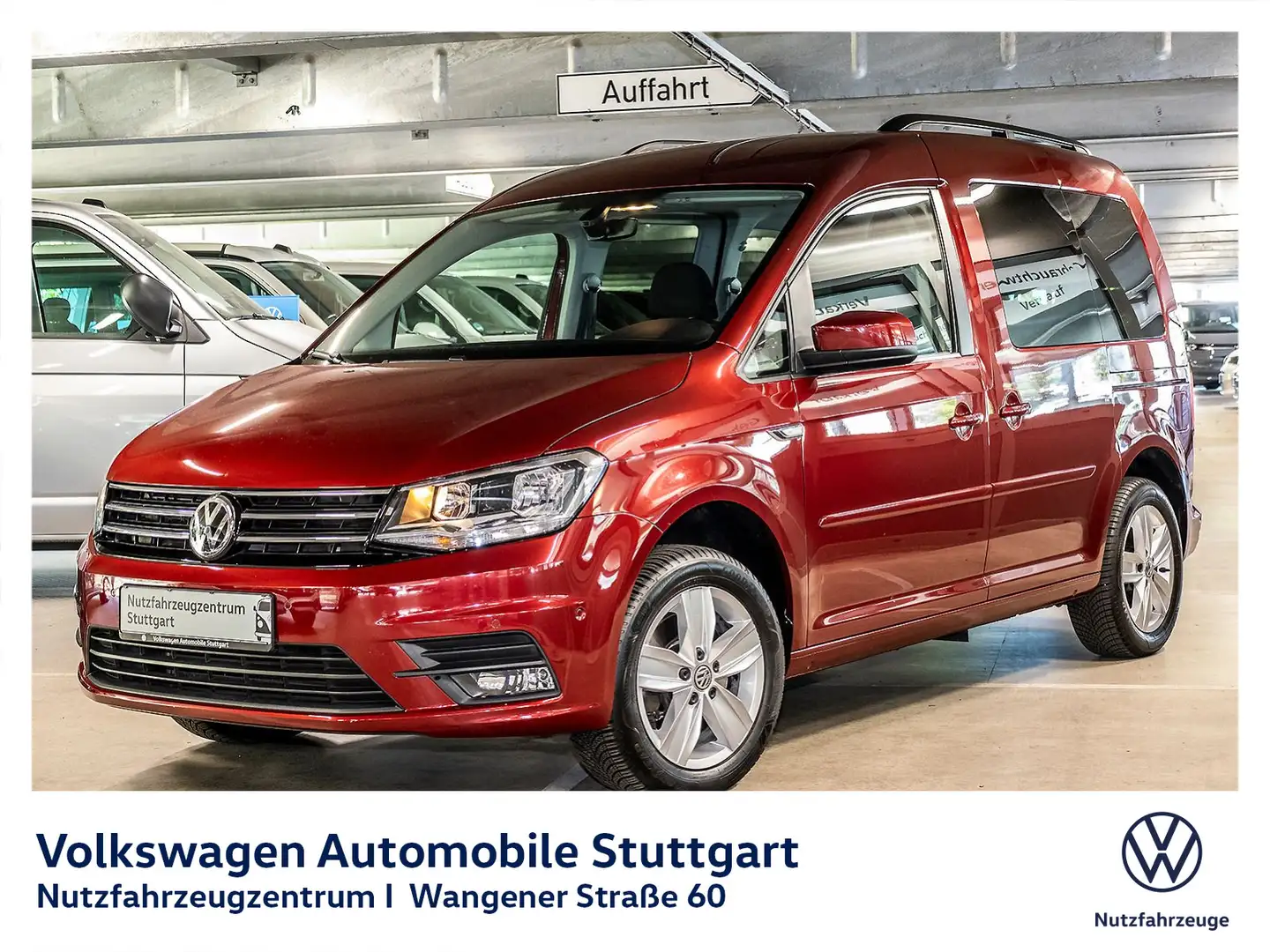 Volkswagen Caddy Comfortline 1.4 TSI Euro 6b  Klima Rot - 2