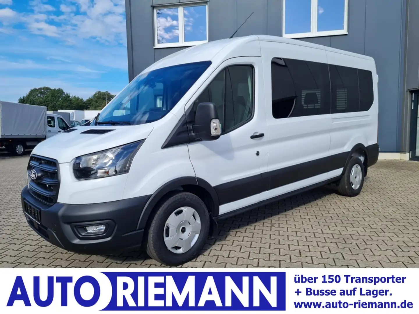 Ford Transit 350 Kombi TDCi L3 Trend 9 Sitzer AUTOMATIK Klima Weiß - 1