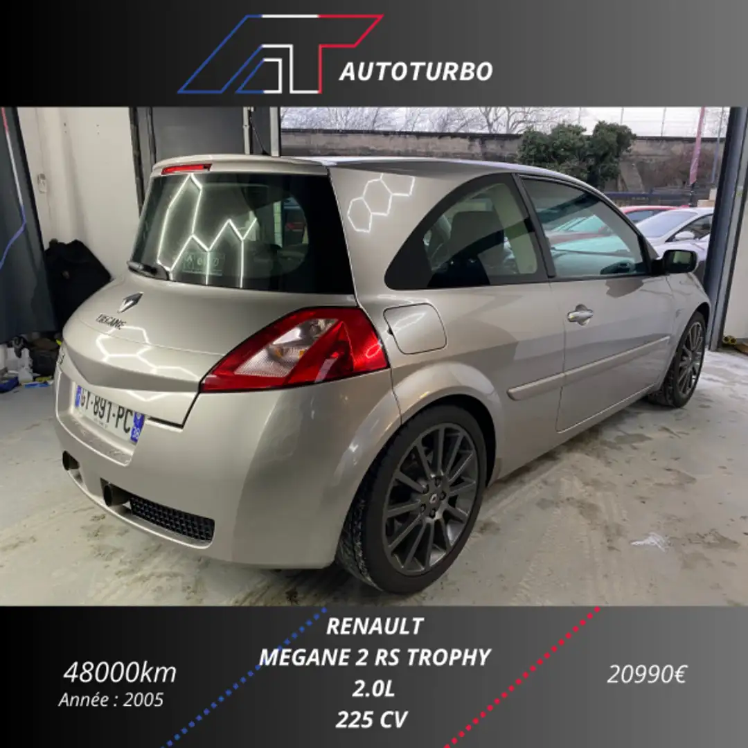 Renault Megane 2.0T 225CH RENAULT SPORT TROPHY Grau - 2
