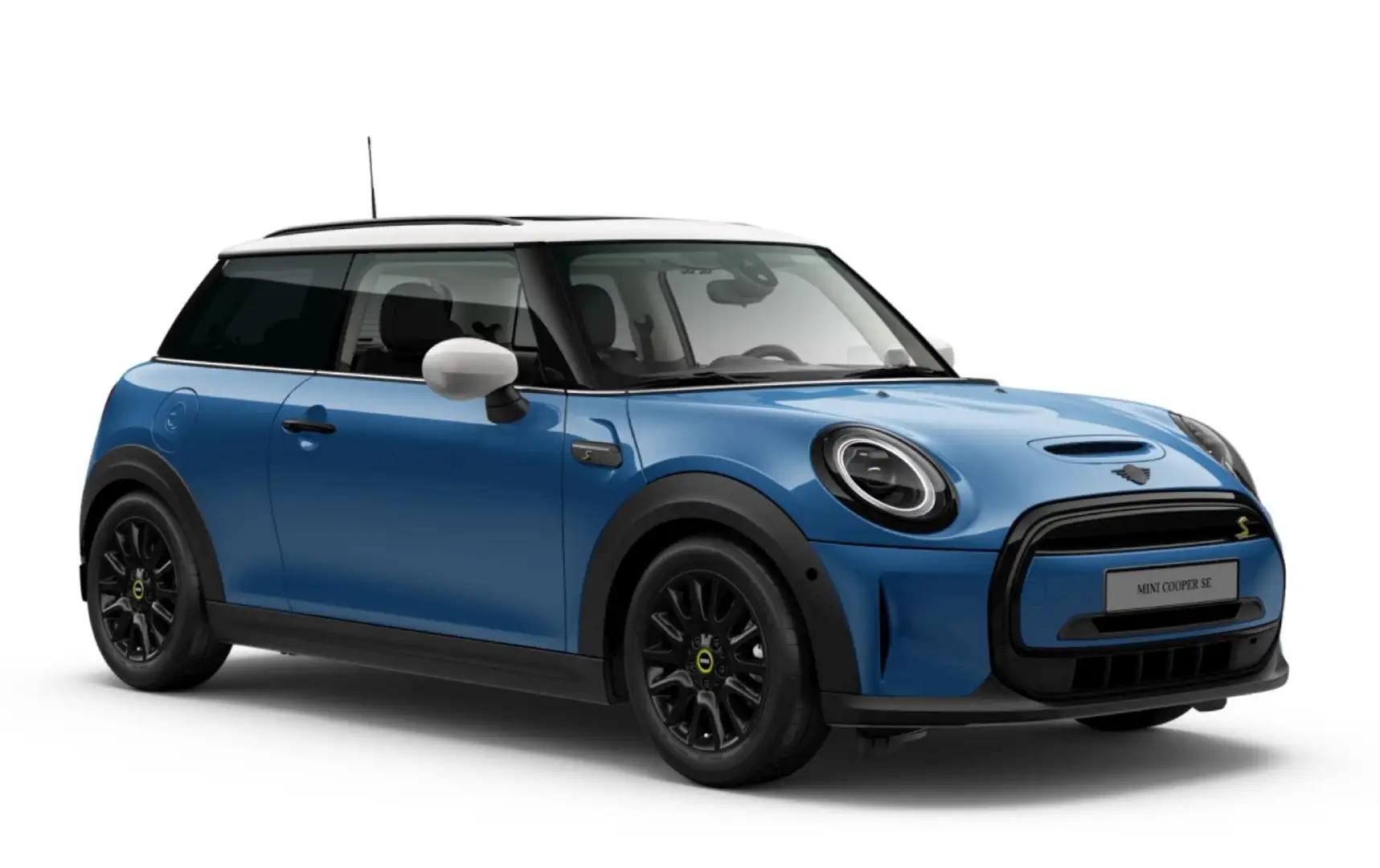 MINI Cooper SE SE*VOLLAUSSTATTUNG*DACHREELING*PANO*wie neu*3,99 Blau - 1