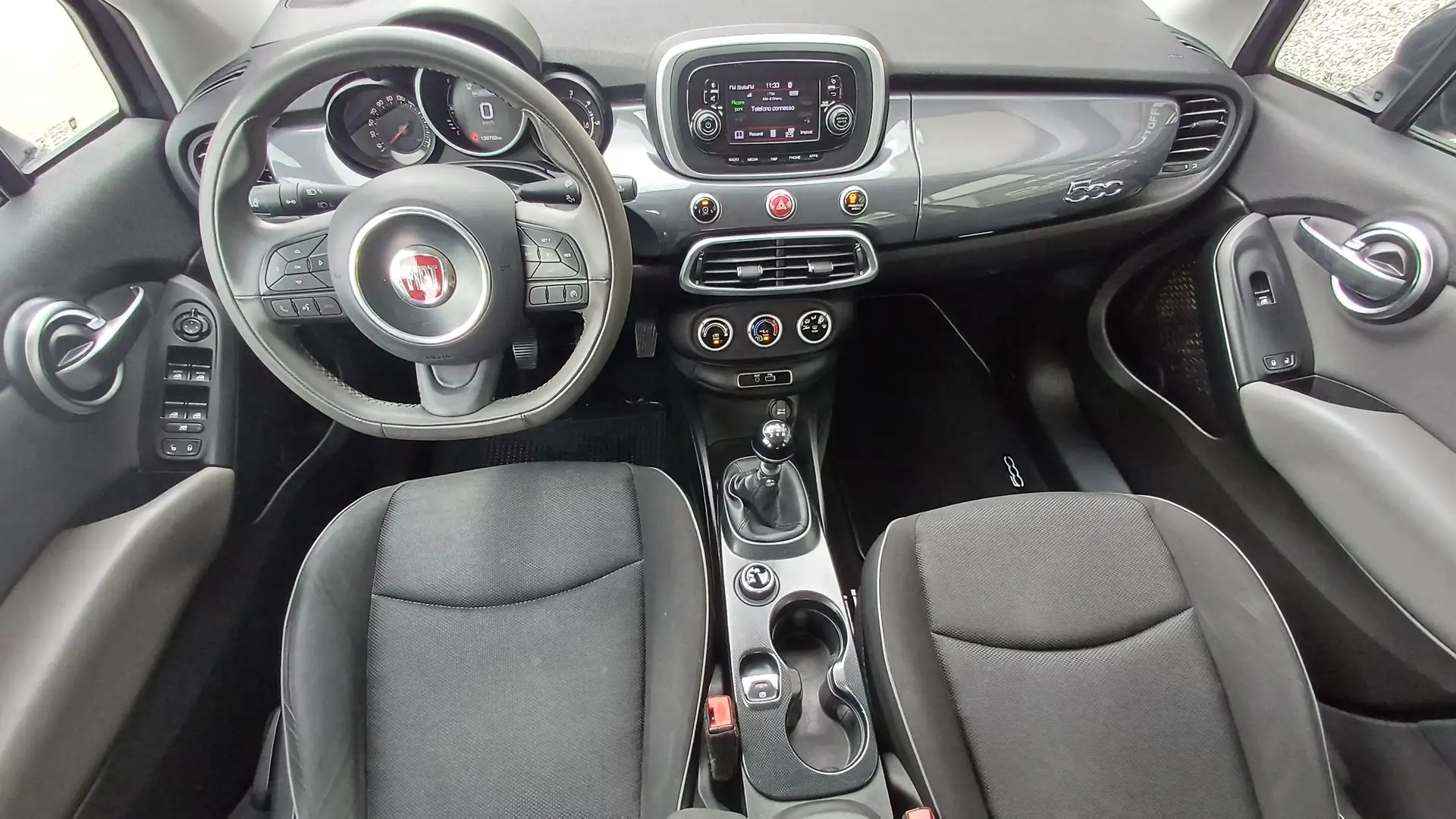 Fiat 500X 1.3 mjt Lounge 4x2 95cv OK NEOPATENTATI E6 Grigio - 2