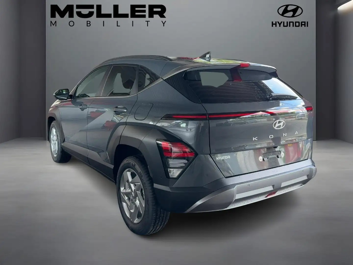Hyundai KONA 1.6 T-GDI Trend +Wide+LED+Navi+360+Cam+AUT Grau - 2