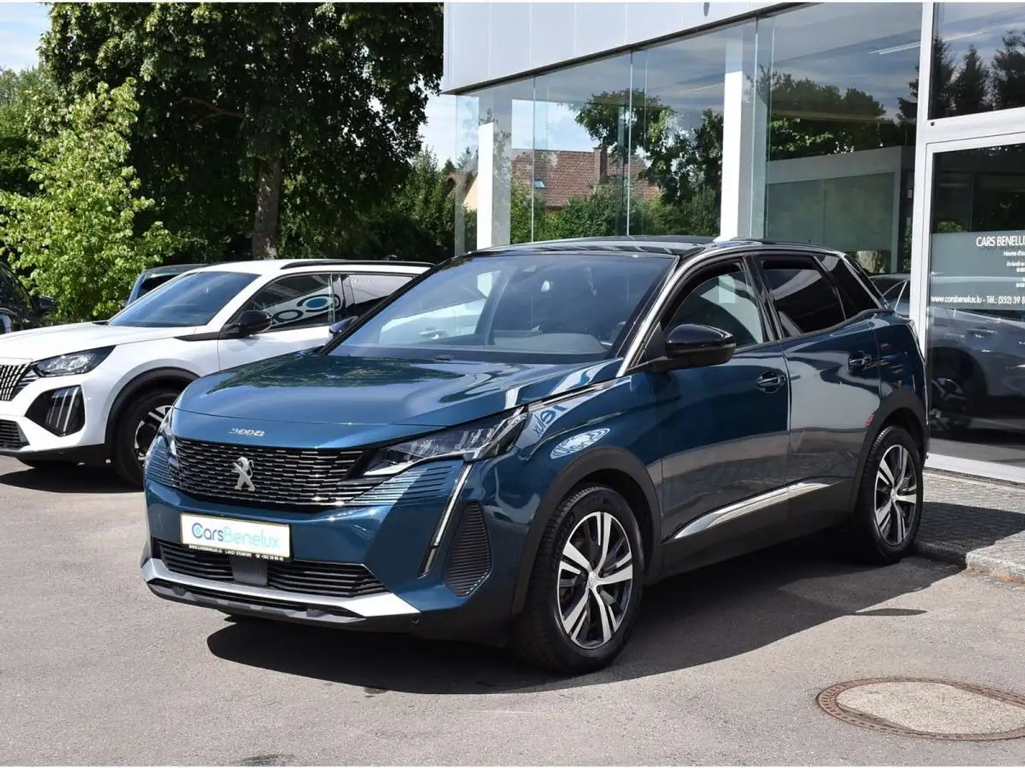 Peugeot 3008 1.2 PureTech Allure ACC LANE SIDE CAM HAYON EL 1M Bleu - 2