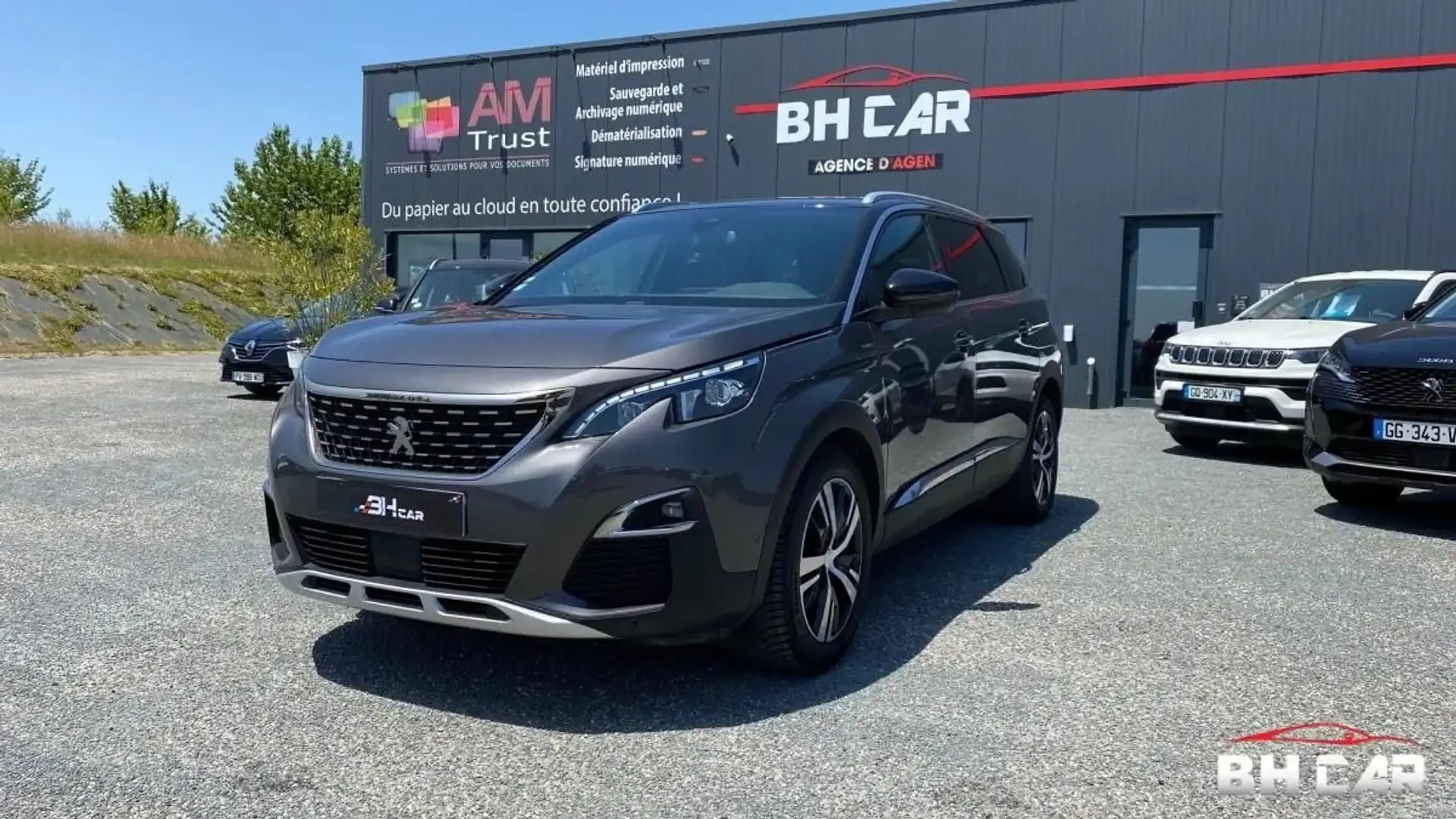 Peugeot 5008 GENERATION-II 1.2 PURETECH 130 GT LINE EAT BVA STA Gris - 2