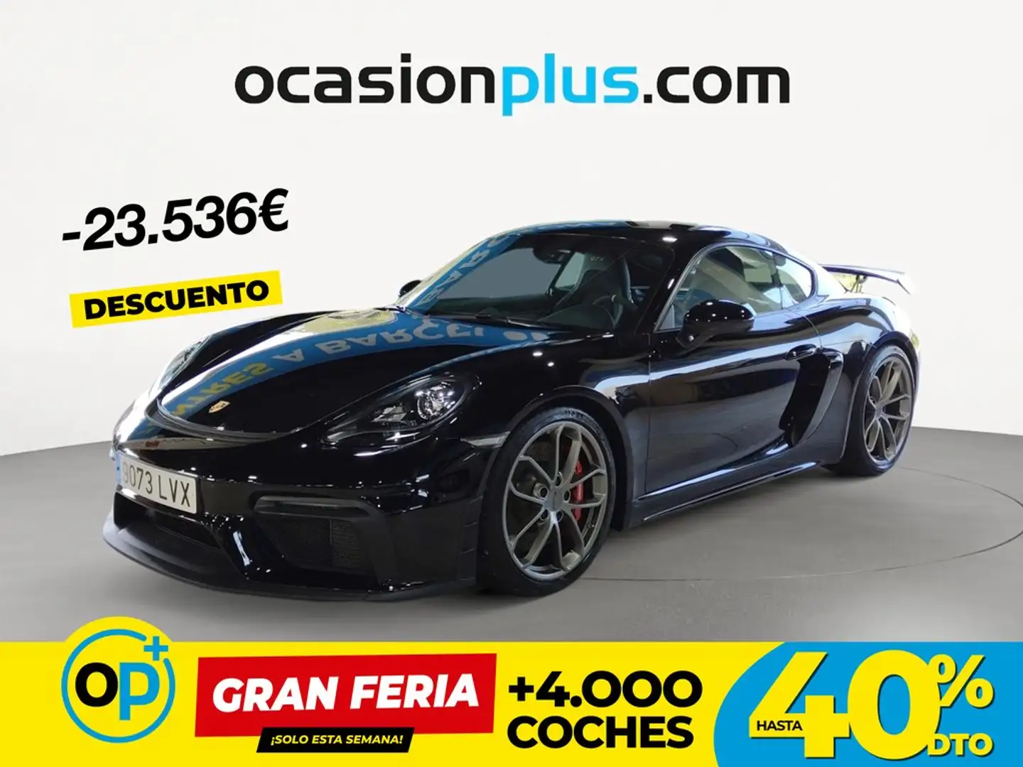 Porsche Cayman GT4 PDK Negro - 1