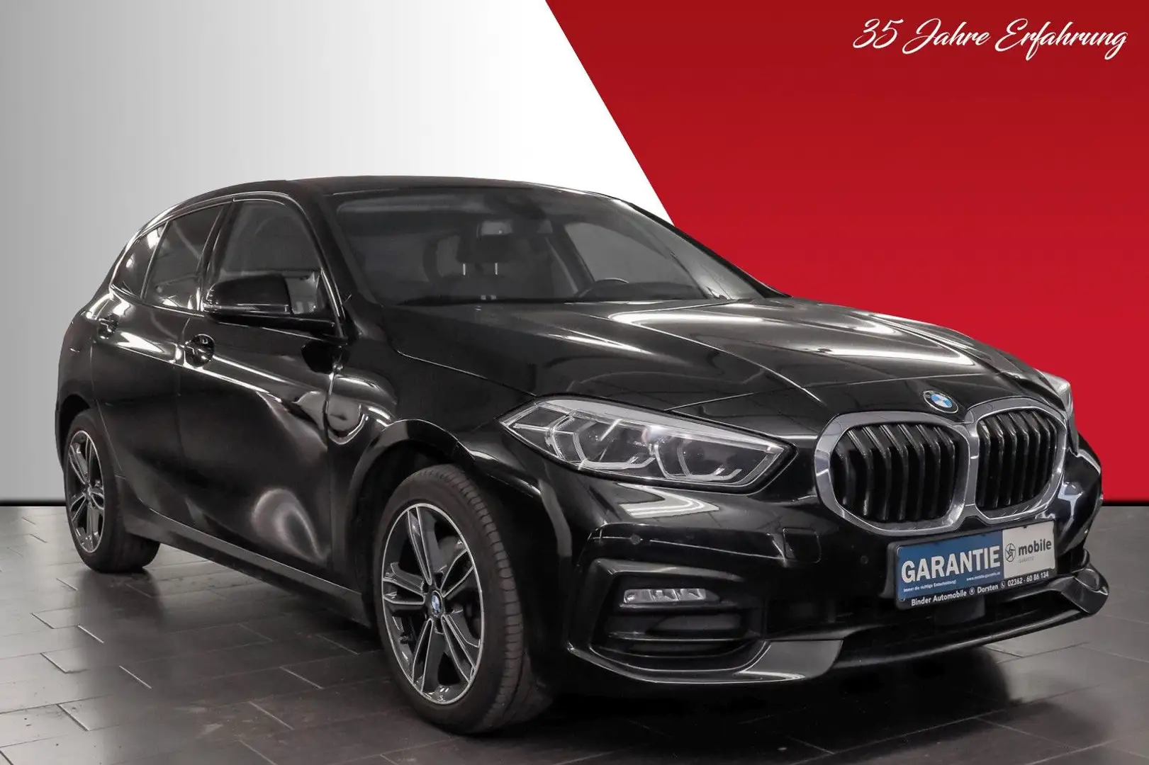 BMW 118 d SPORT LINE*TOP ZUSTAND*SORGLOS-PAKET* Noir - 2
