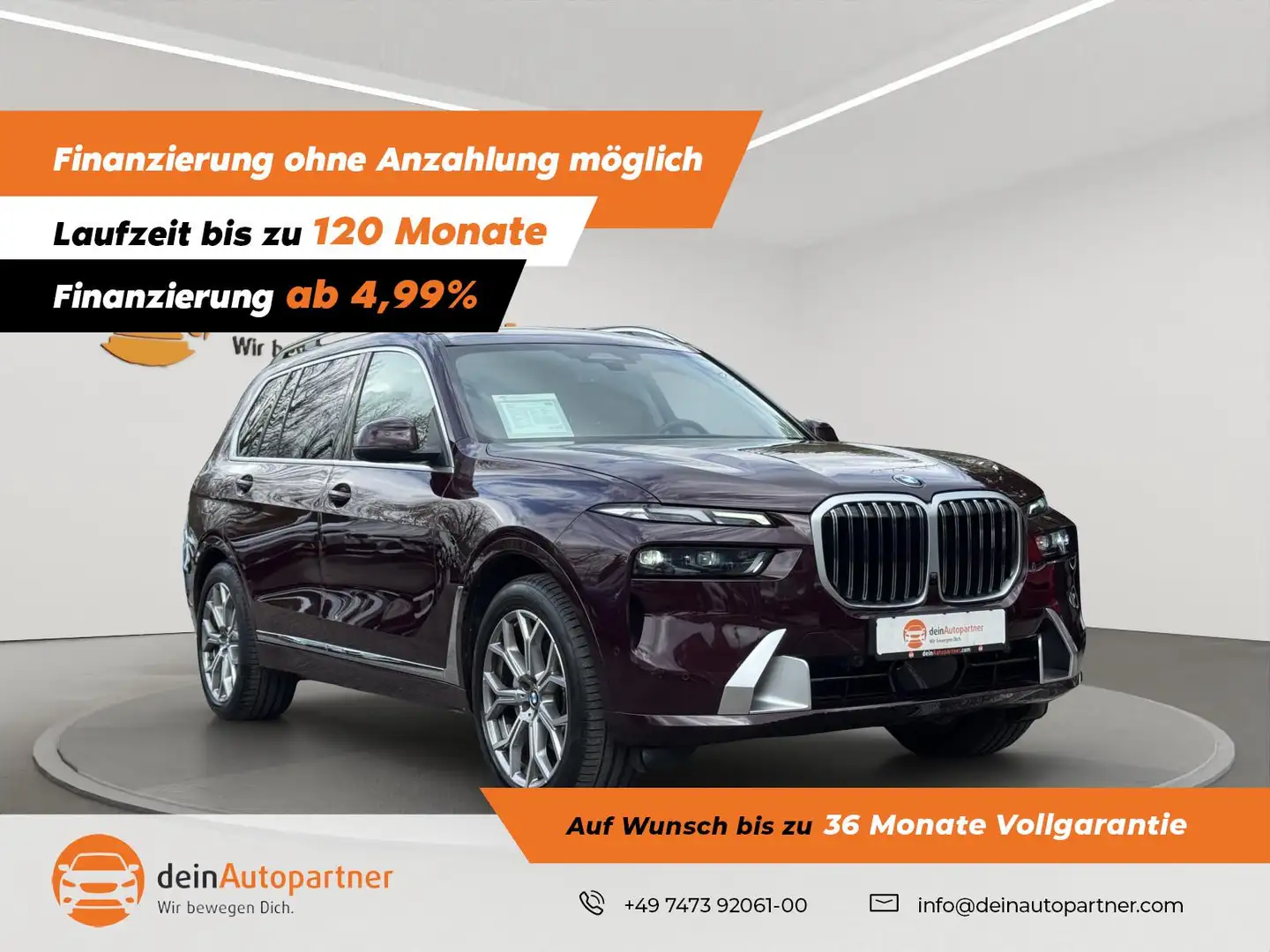 BMW X7 xDrive 40 d LED/LEDER/HUD/PANO/RFK/SIDE/LANE/7-SIT - 1