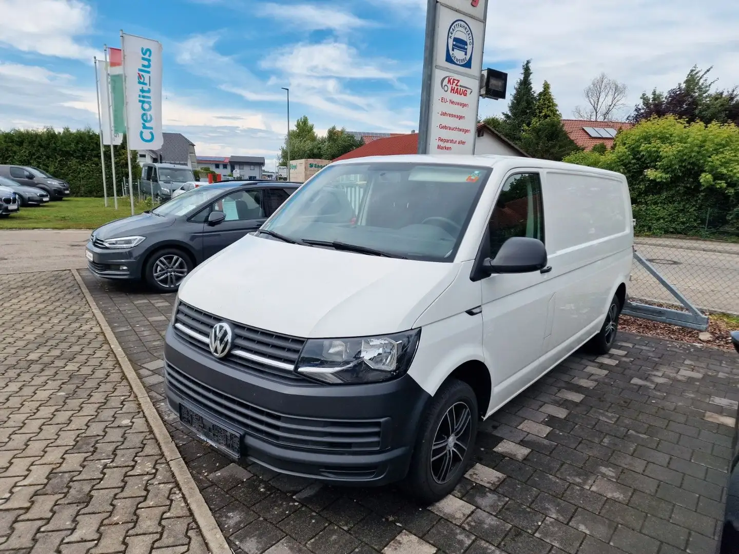Volkswagen T6 Transporter Kasten*EcoProfi lang*Klima*AHK Weiß - 1