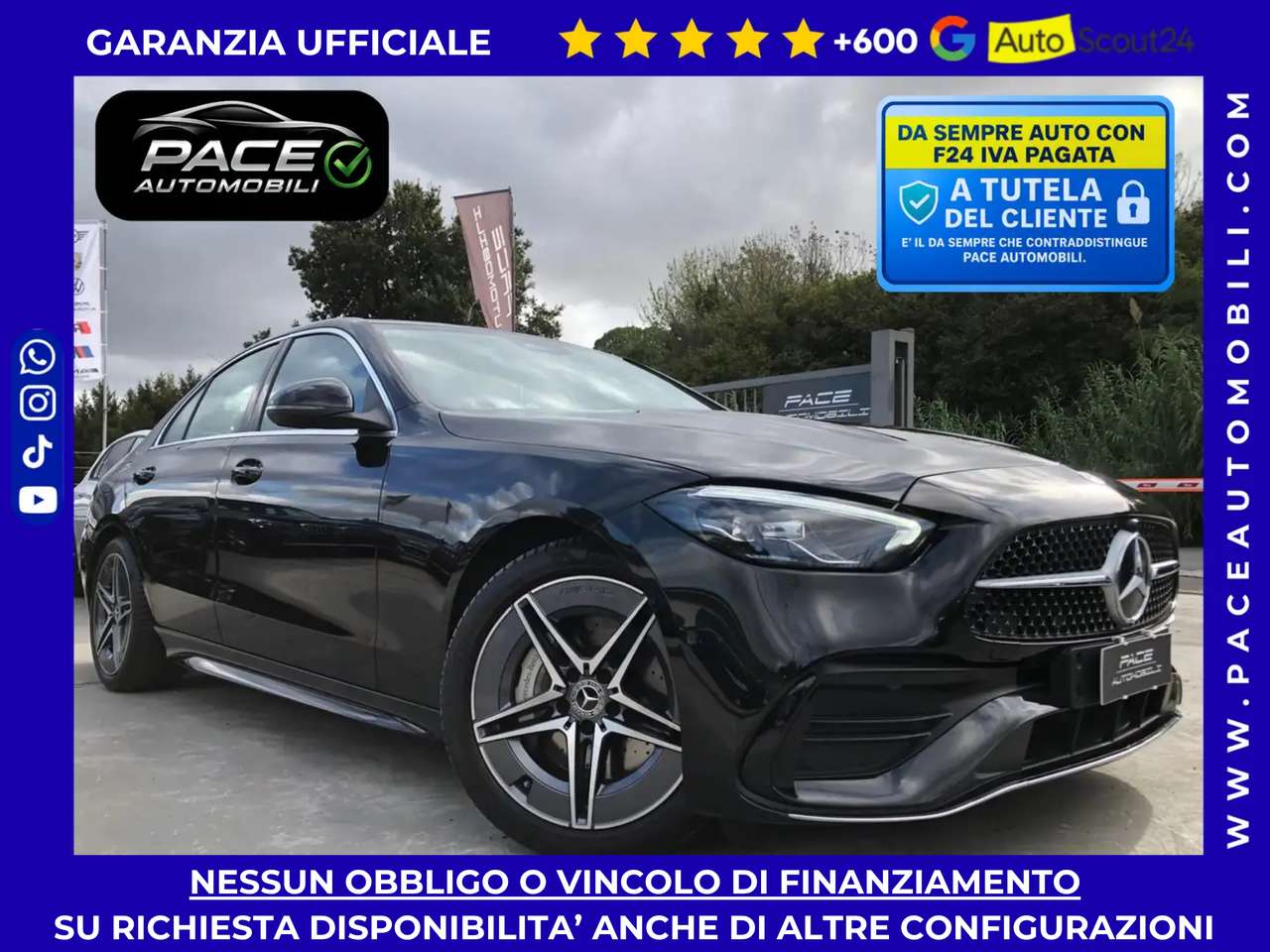 Mercedes-Benz C 220 DAMG PREMIUM MBUX NAVI 18" LED PDC KAMERA TETTO
