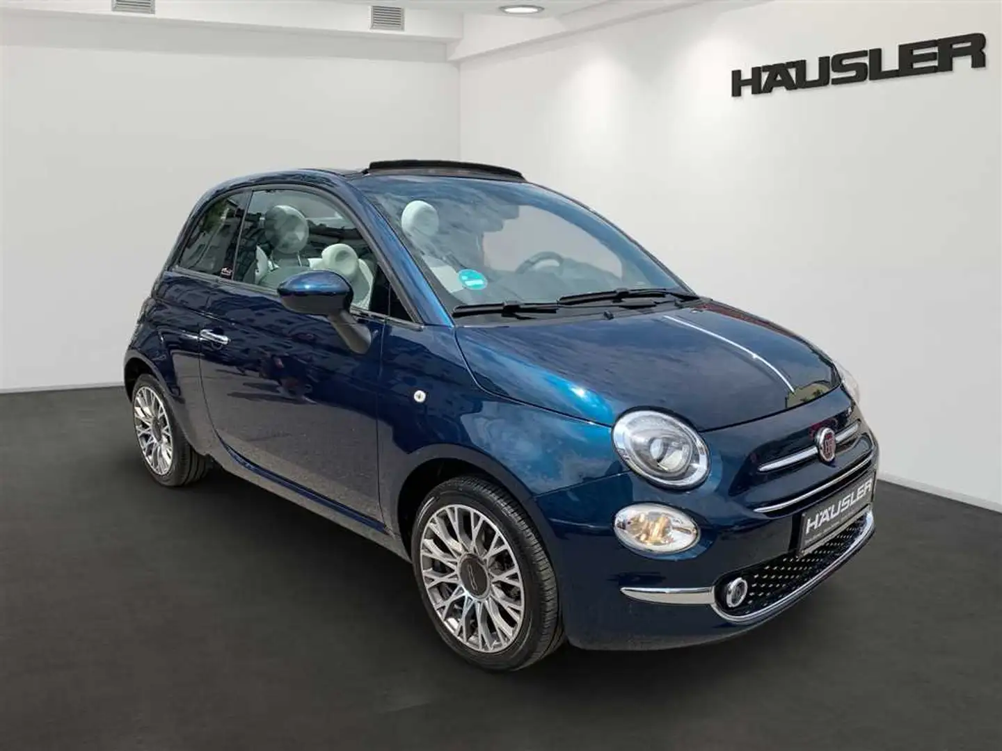 Fiat 500C 1.2 Star Beats PDC Navi Klimaautomatik CarPlay Tem Blauw - 2