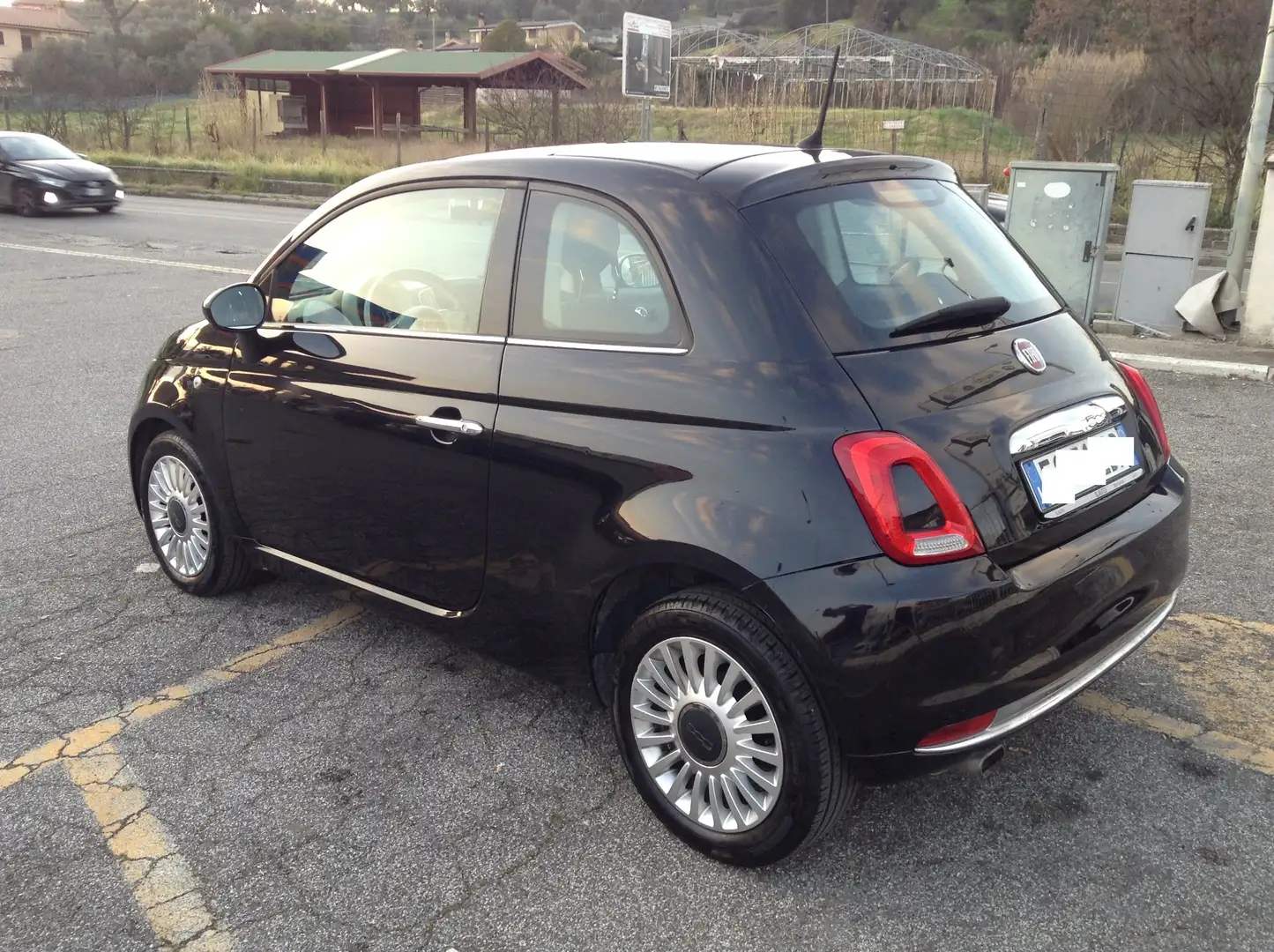 Fiat 500 500 1.2 Lounge 69cv PANORAMA CERCHI BLUETOOTH Noir - 2