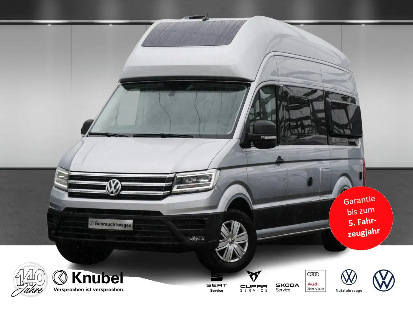 Volkswagen Grand California 600 LED Navi Solar Fahrradträger ACC RKamera Argintiu - 1