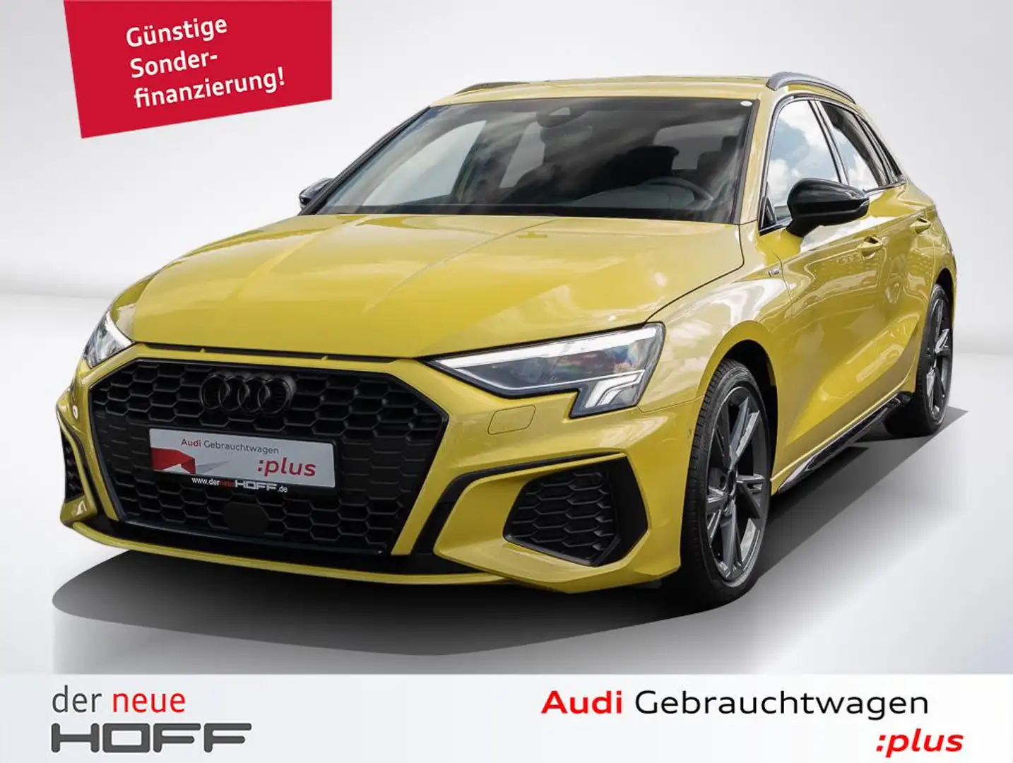 Audi A3 30 TFSI S line Navi Plus LED ACC 18Zoll Kamera Pri Jaune - 1