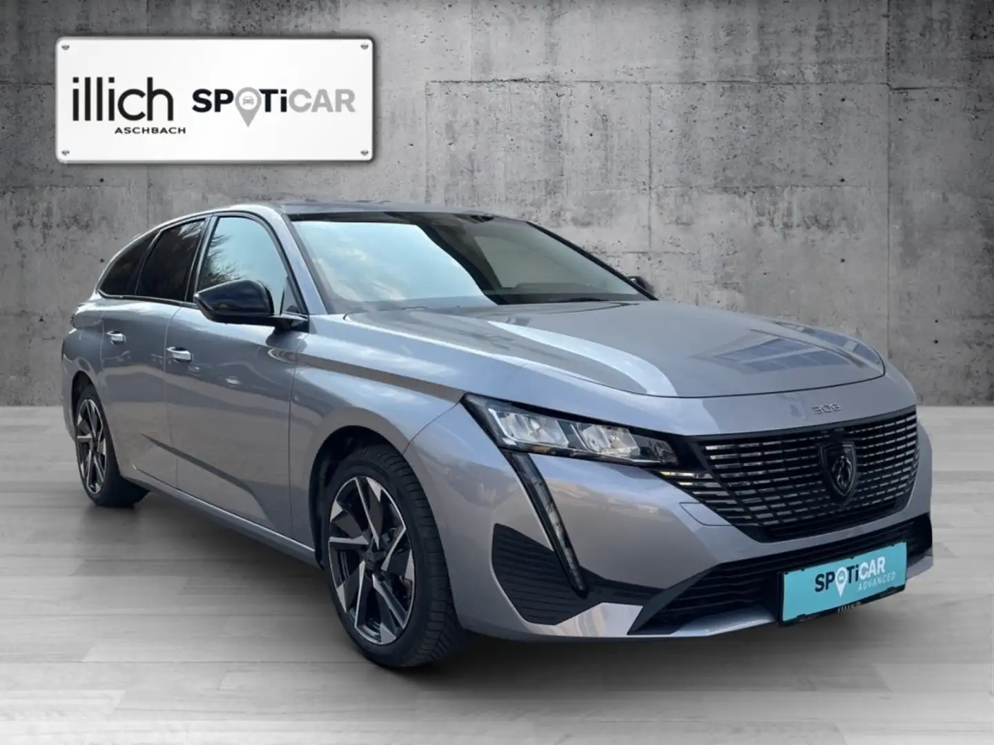 Peugeot 308 SW ALLURE Hybrid 145 e-DCS6 Grau - 1