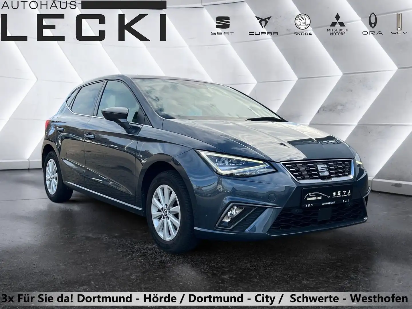 SEAT Ibiza Xcellence 1.0 TSi *NAVI*LED*ALCANTARA*PDC*KAMERA* Grau - 1