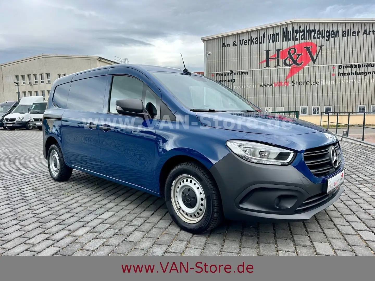 Mercedes-Benz Citan CITAN KASTEN 110 CDI EXTRA LANG KLIMA/AHK/PTC Blau - 2