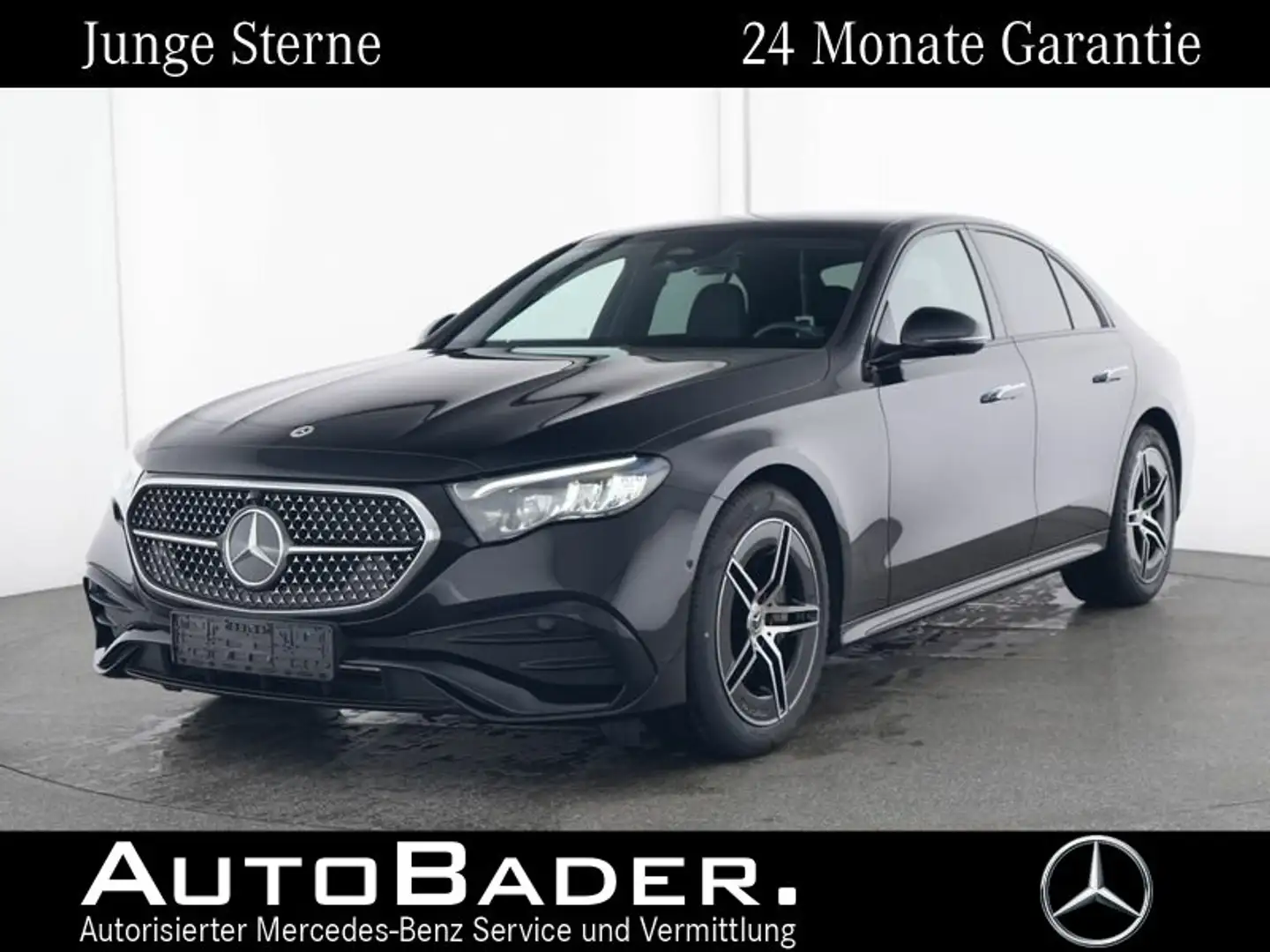 Mercedes-Benz E 220 E 220 d AMG Advanced DISTR NIGHT KeylGO TotWink Schwarz - 1