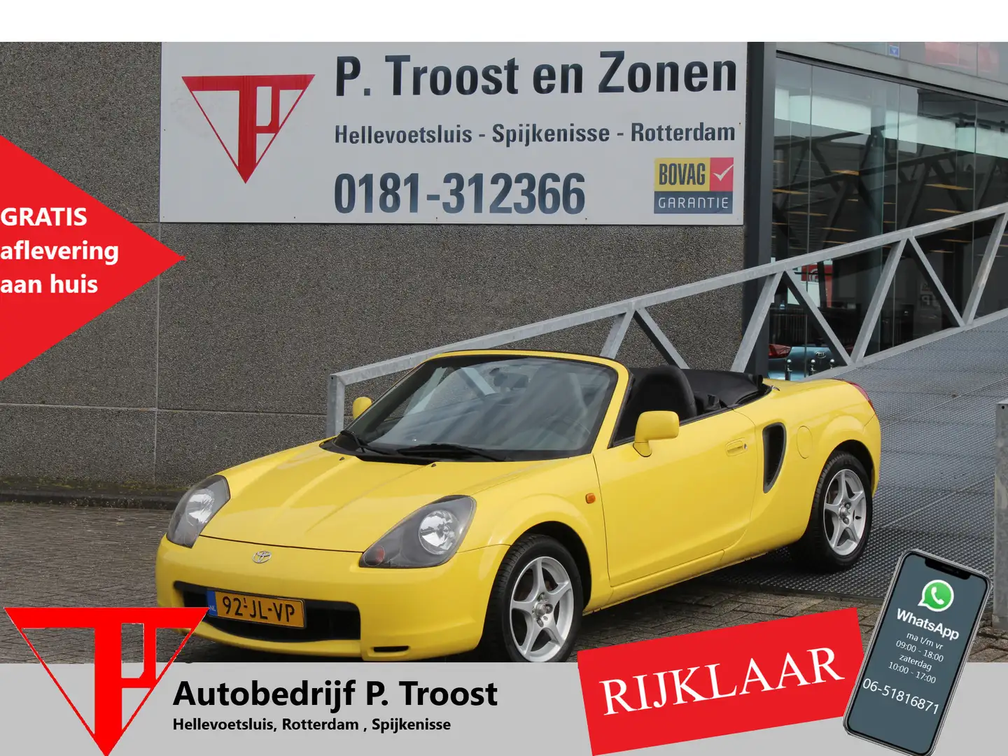 Toyota MR 2 1.8i VVT-i Sp.Ed.Lim Airco/Nederlandse auto/Incl.H Jaune - 1