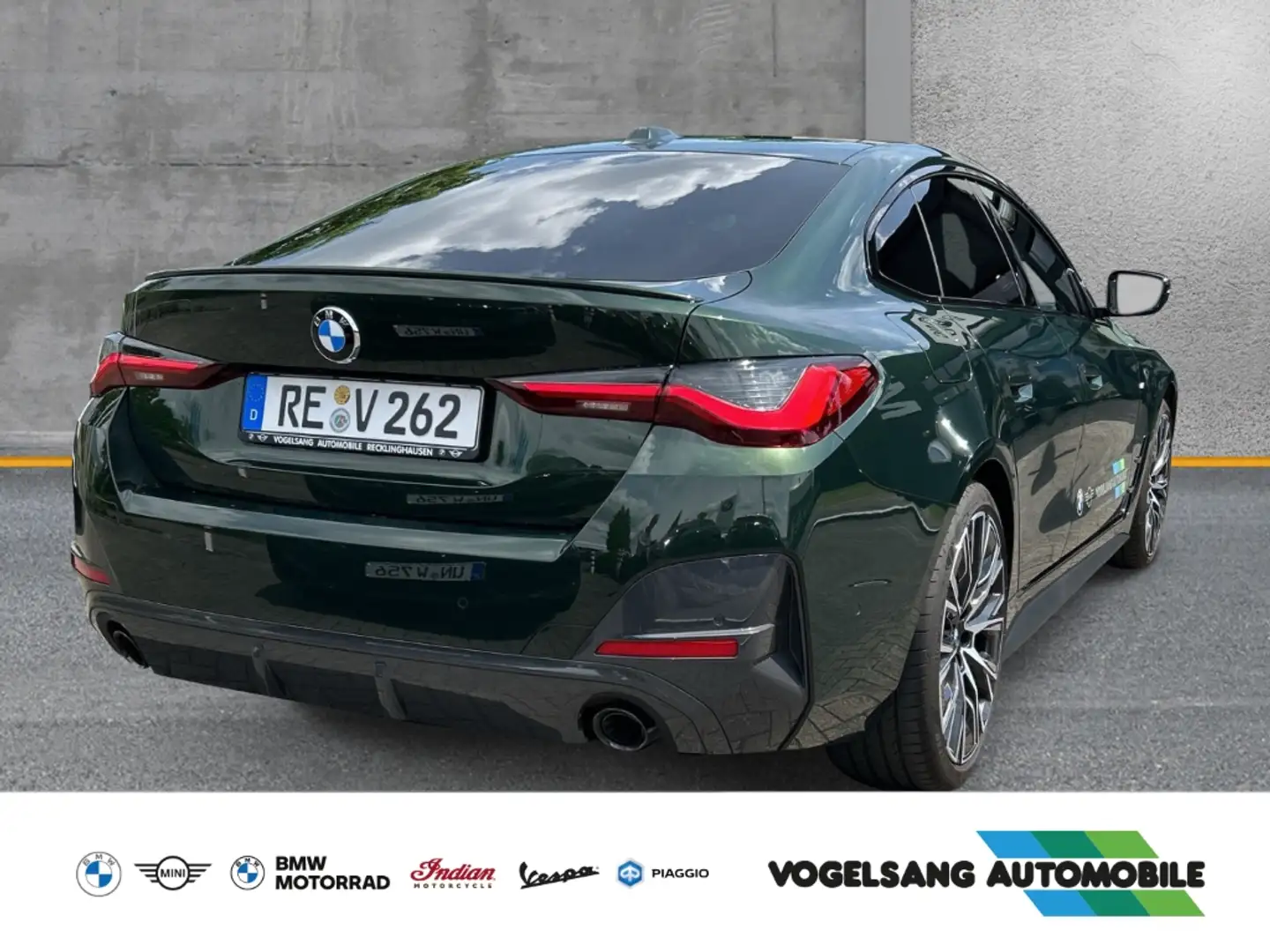 BMW 420 Gran Coupe d,M Sport,H&KSound,20''LMFelge,DrivingA Grün - 2