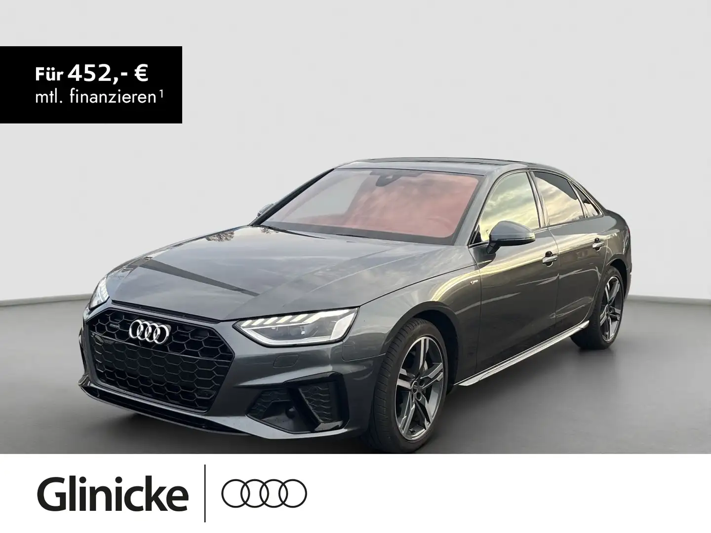 Audi A4 40 TFSI quattro S-tronic S line Mat Grau - 1