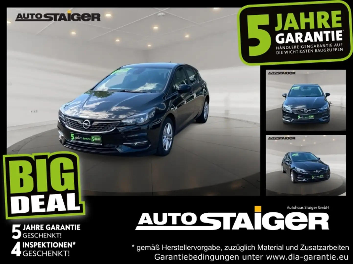 Opel Astra K 1.2 Turbo Edition LM LED W-Paket PDC Nero - 1