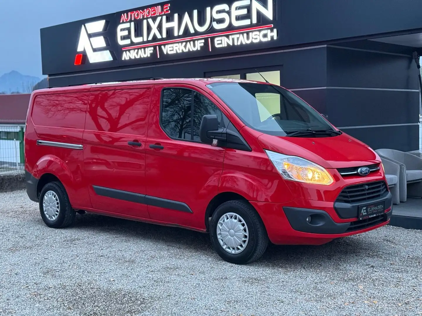 Ford Transit Custom 2,2 TDCi L2H1*MwSt. ausweisbar* Rot - 1