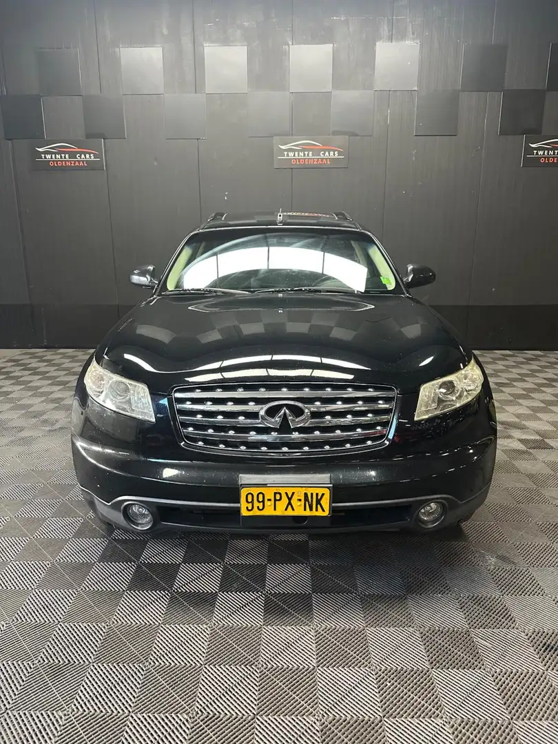 Infiniti FX 35 | Pano | Xenon | TV | Navi | Nieuwe APK | Zwart - 2