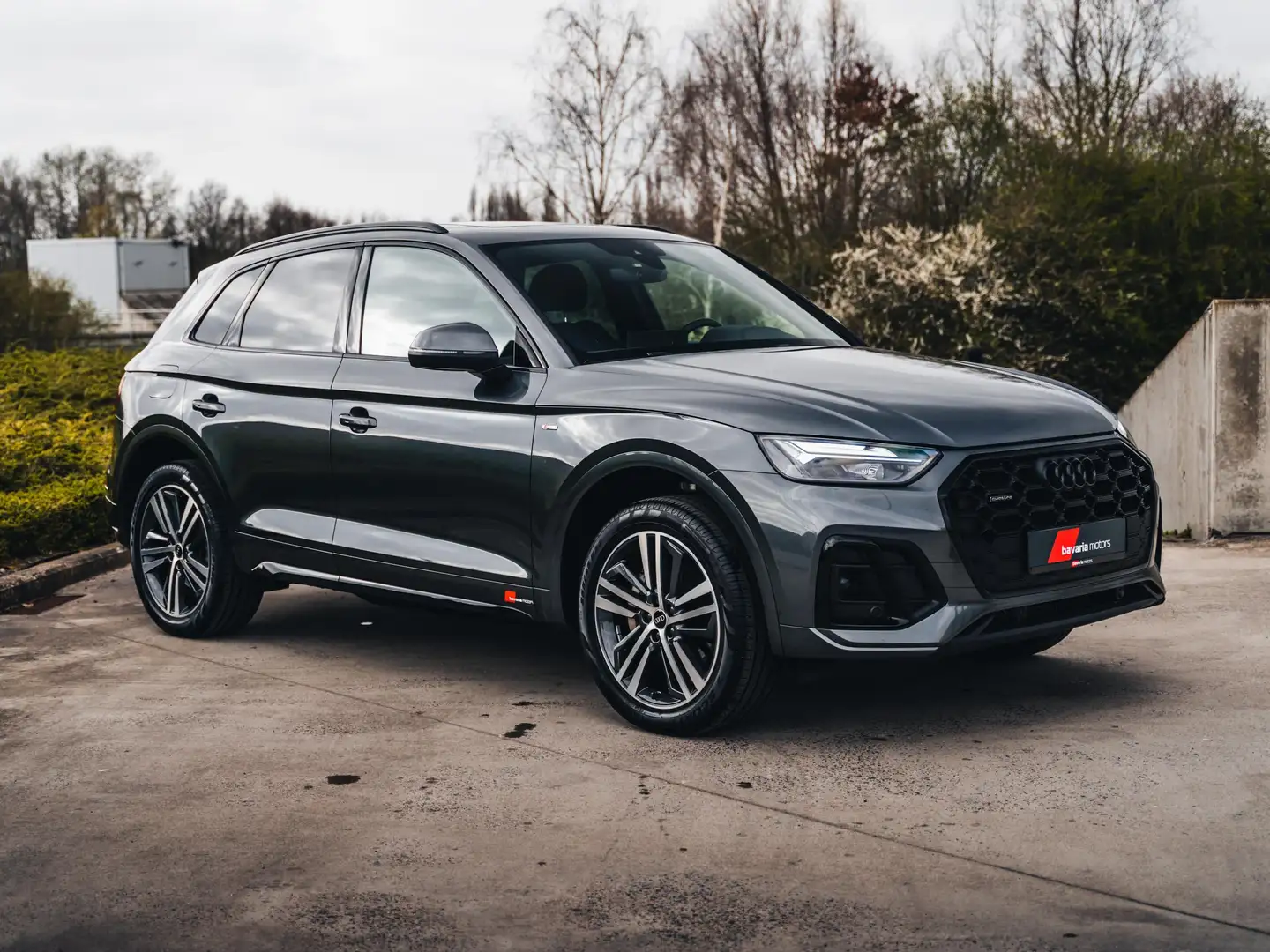 Audi Q5 50 TFSIe Quattro S Line / Pano / Adaptive Cruise Gris - 1