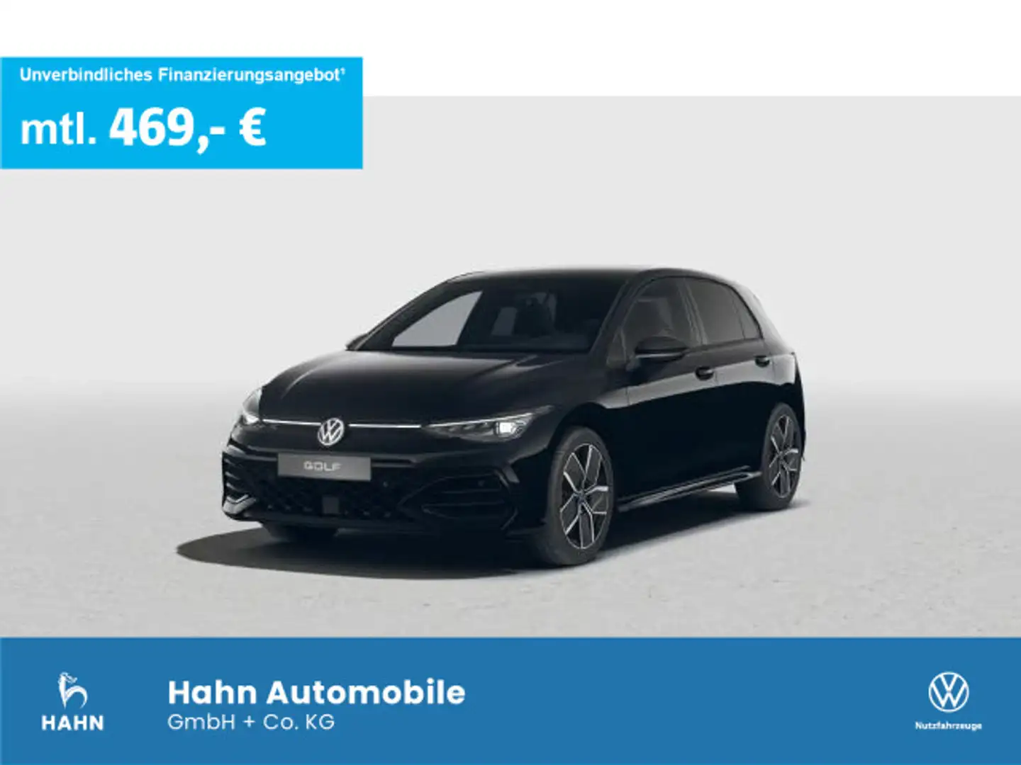 Volkswagen Golf R-Line 1,5 l eTSI 150 PS DSG Navi AHK PANO Schwarz - 1