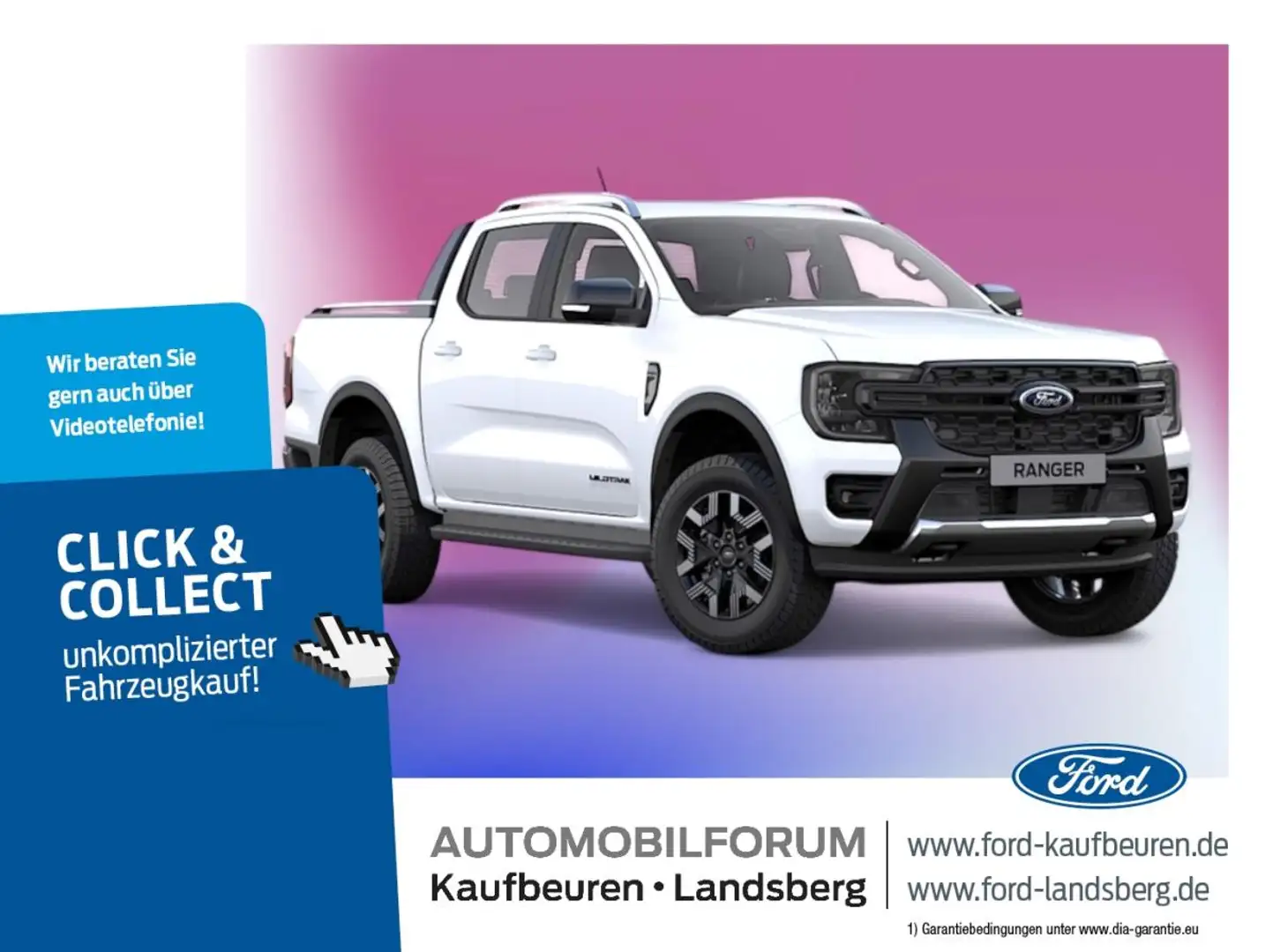 Ford Ranger Wildtrak 2.3 PHEV | Navi | Kamera | 18 LMF Weiß - 1