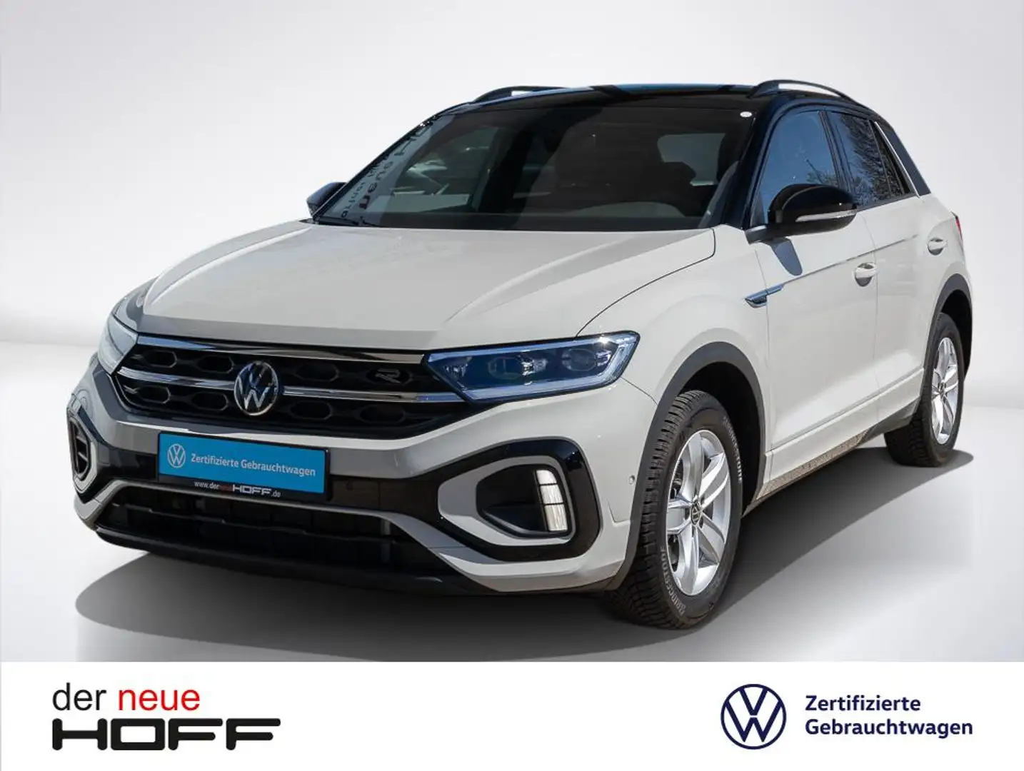 Volkswagen T-Roc 1.0 TSI R-Line AHK Black Style Navi Bluetooth 18" Grijs - 1
