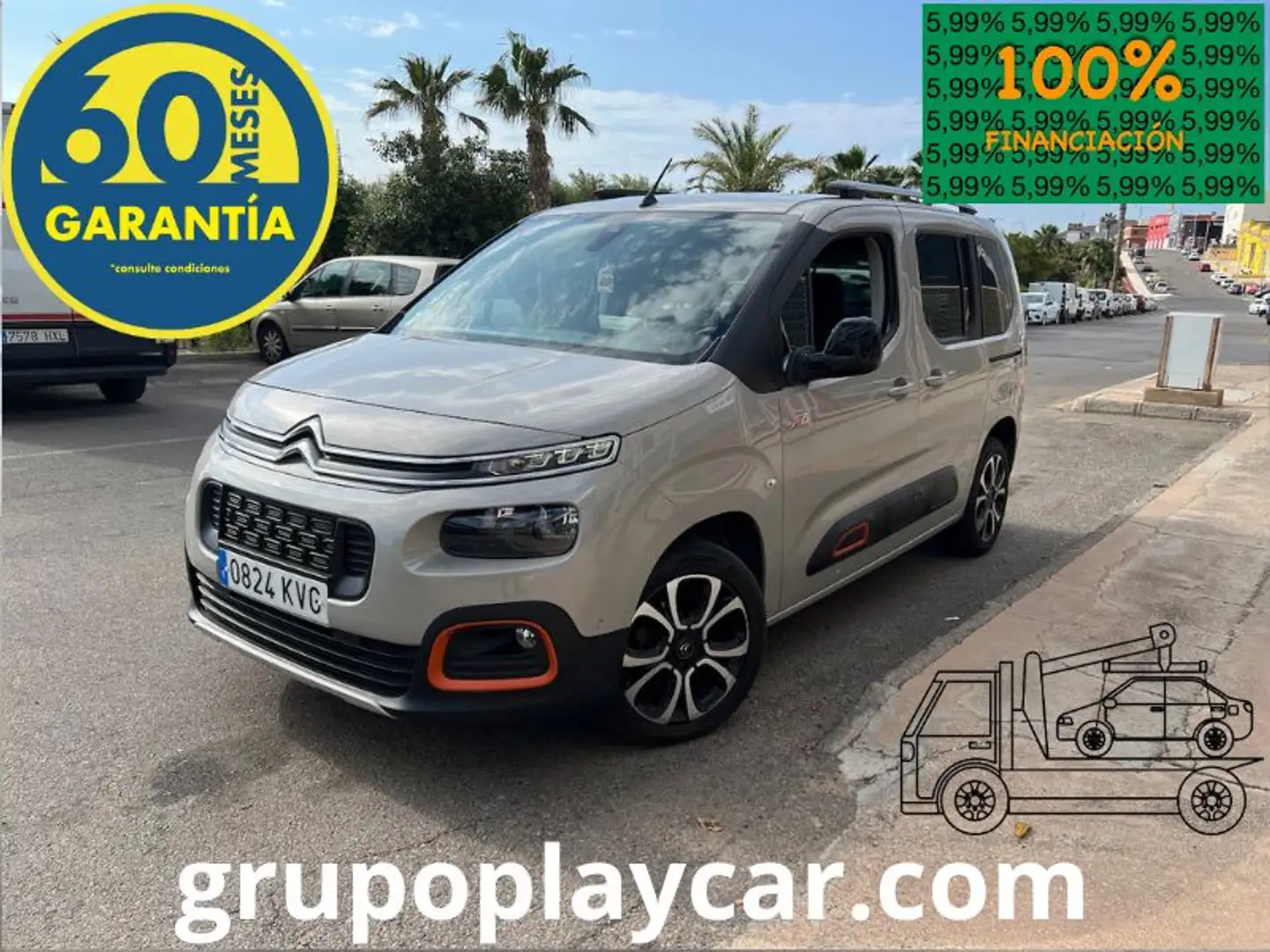 Citroen Berlingo BlueHDi S&S Talla M Shine 100 Beige - 1