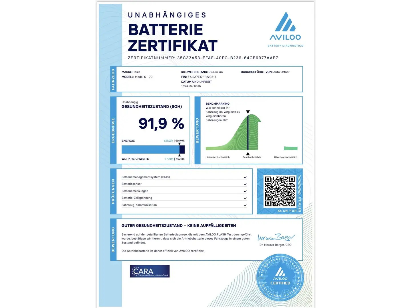 Tesla Model S 75kWh 3 Jahre Garantie Schwarz - 2