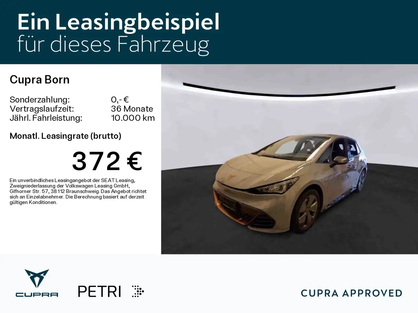 CUPRA Born *NAVI*WP*KAM*SHZ*LED*ACC*Privacy*Keyless* Grau - 2