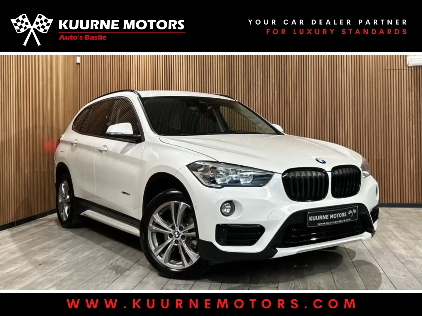 BMW X1 xDrive18d SportLine Alu18"/Leder/Gps *1j garantie* Wit - 1