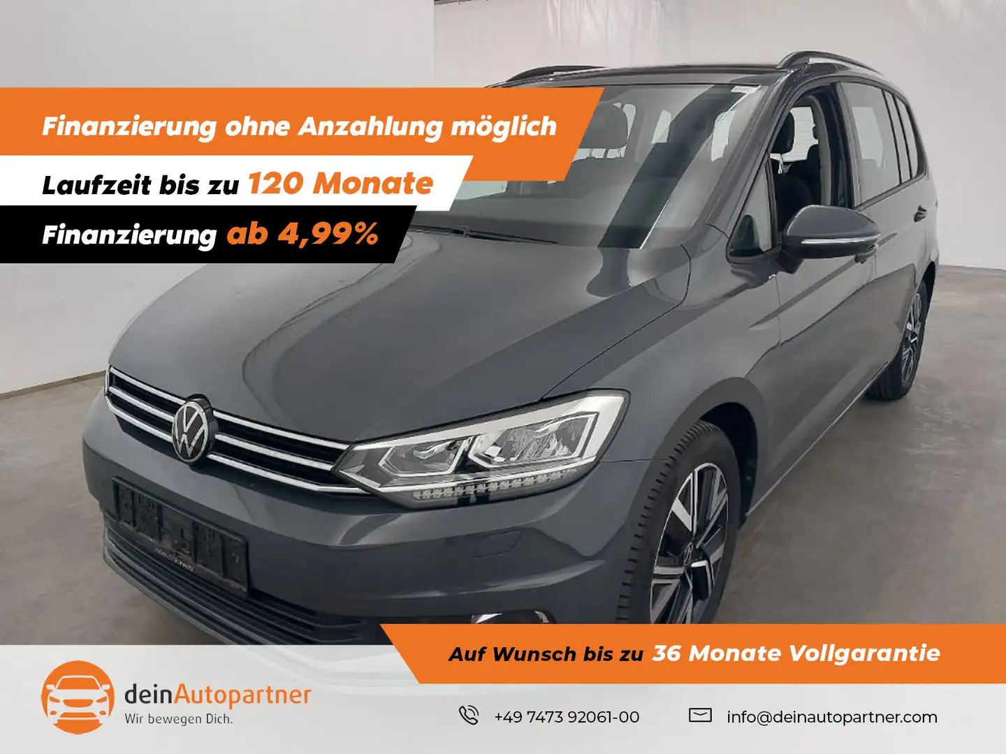 Volkswagen Touran Comfortliene 7 Sitzer Led Navi RFK STHZ UVP 53.400 Gris - 1