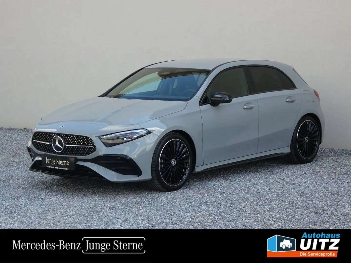 Mercedes-Benz A 200 d AMG +MBeam+Night+MemoSitz+KeyGo+RFK+PDC Grau - 1