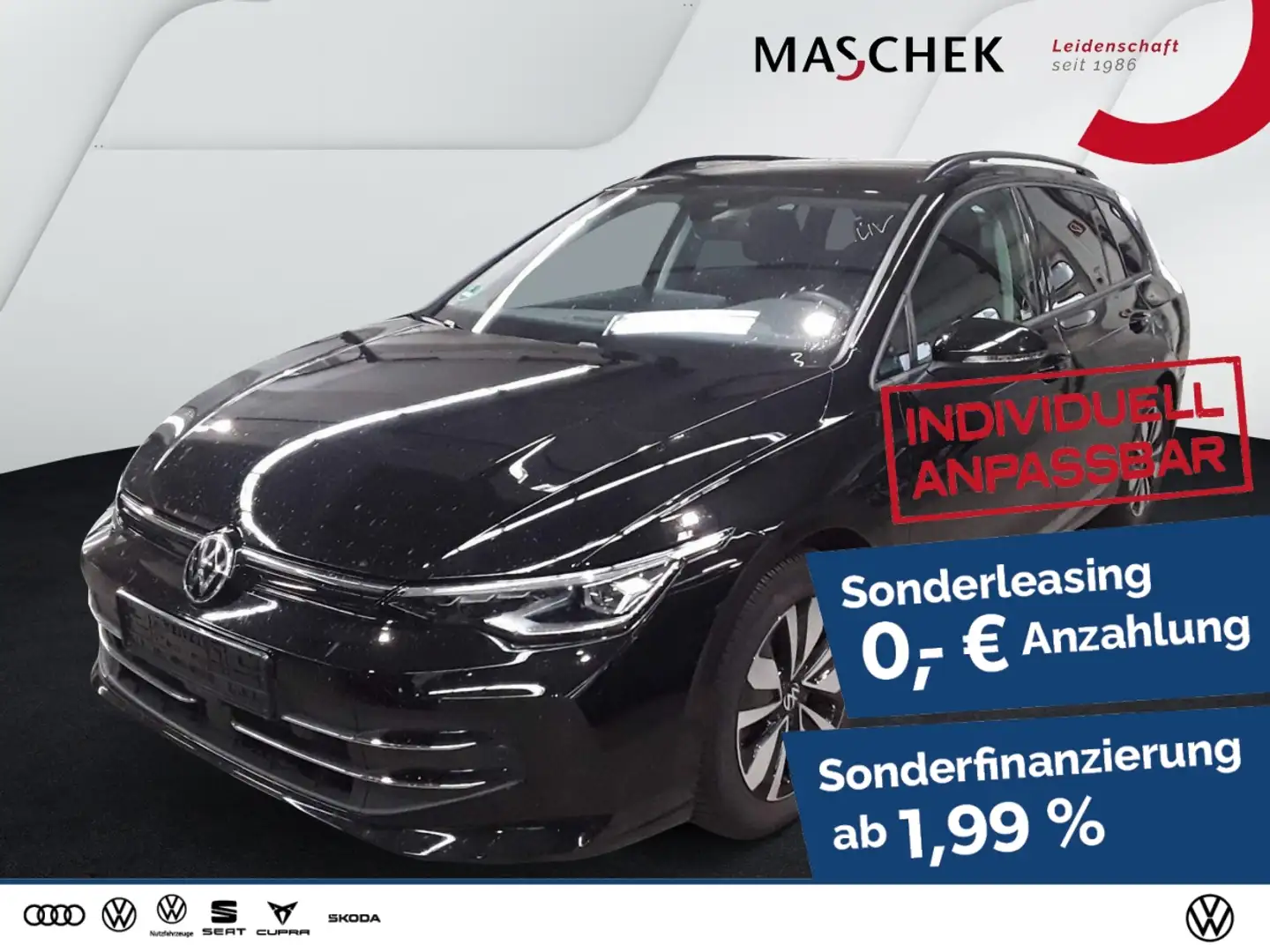 Volkswagen Golf Variant Goal 1.5 TSI AHK LED PDC ACC RearView DAB Schwarz - 1