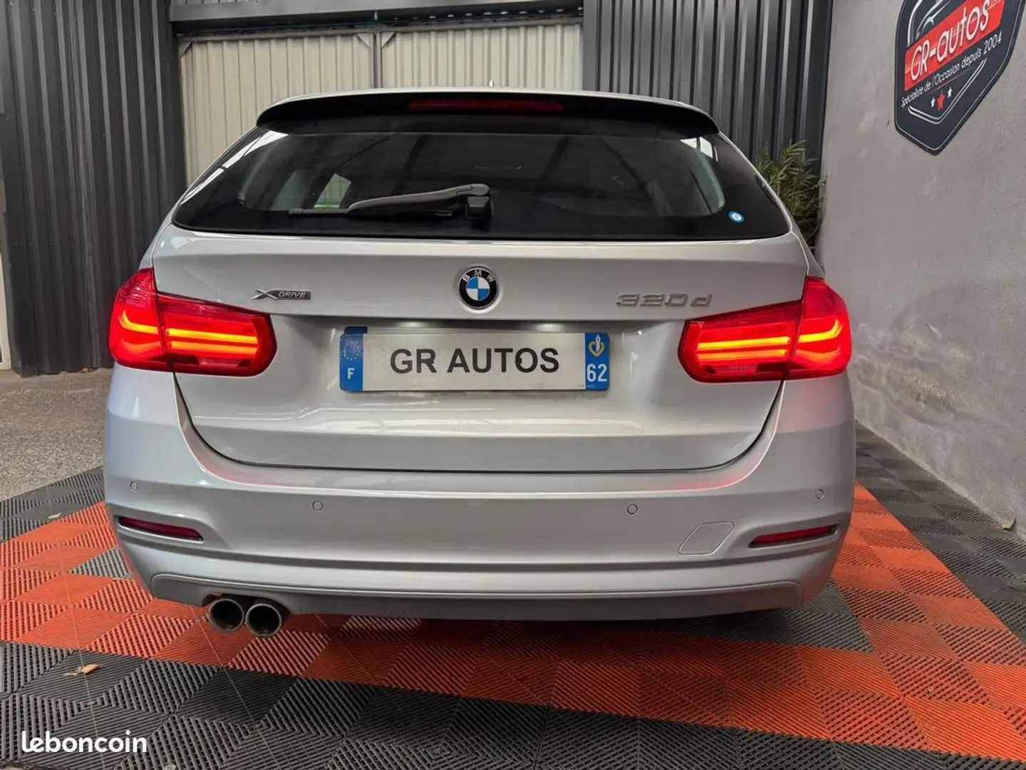 BMW 320 Touring 320da Xdrive 190cv Lounge Entretien Full 2eme main Cuir sièges chauffants 153.000kms Révisée et garantie 12 mois Gris - 2