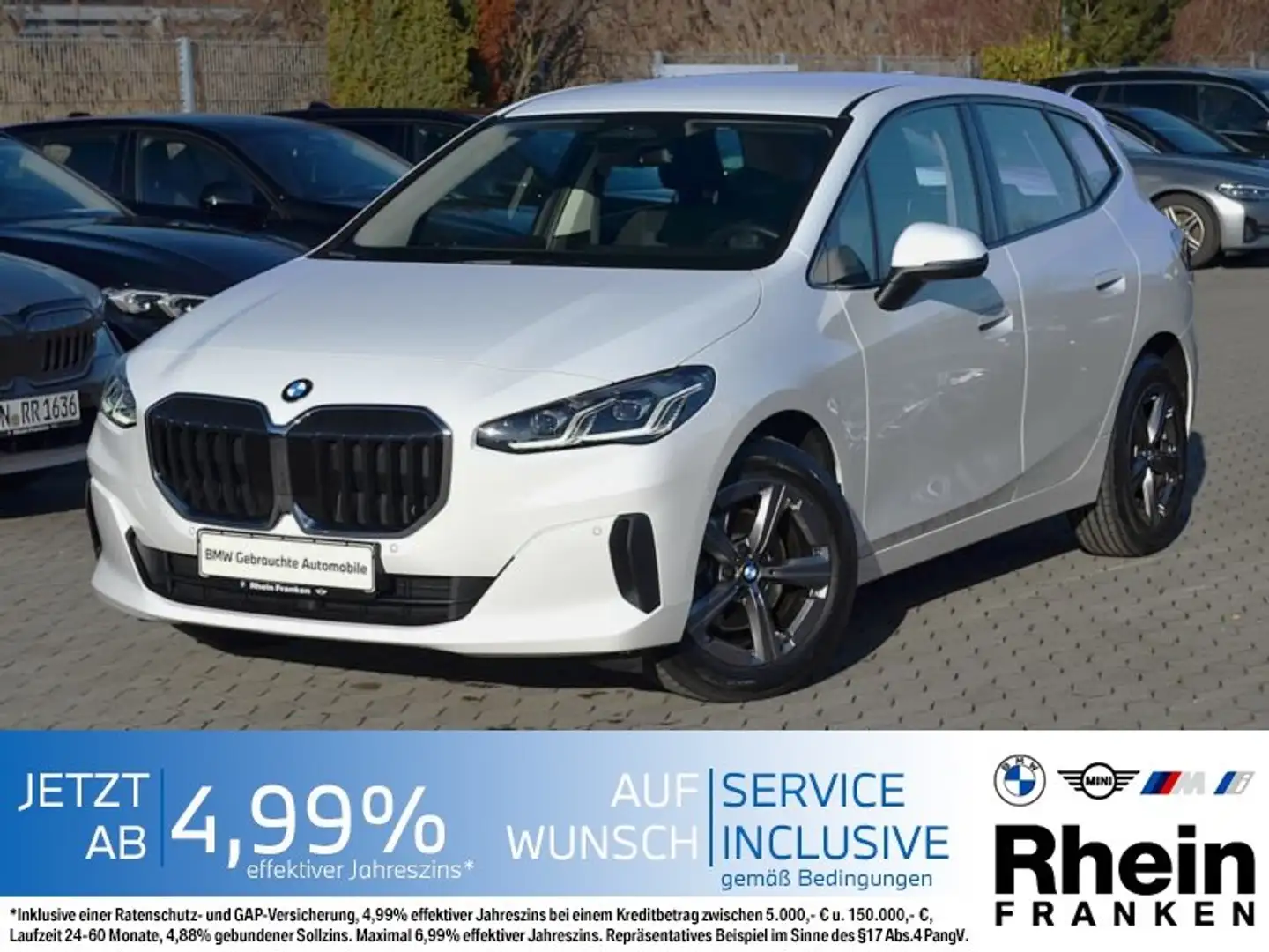 BMW 216 i Active Tourer Navi.Adapt LED.Kamera.Keyless Weiß - 1