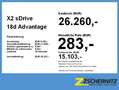 BMW X2 sDrive 18d Advantage el.Heck LM LED KlimaA Wit - thumbnail 3
