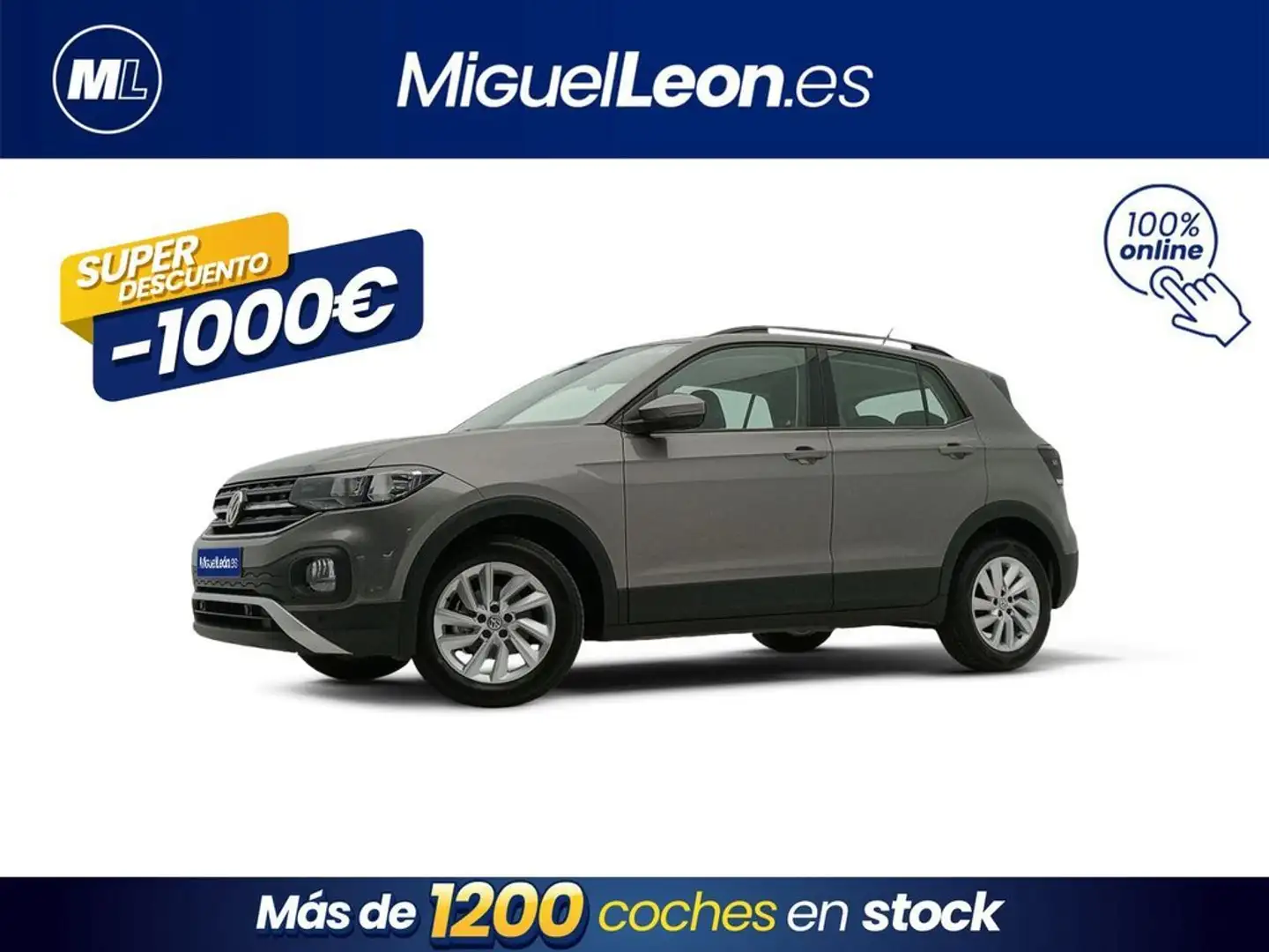 Volkswagen T-Cross Advance 1.0 TSI 81kW (110CV) Gris - 1