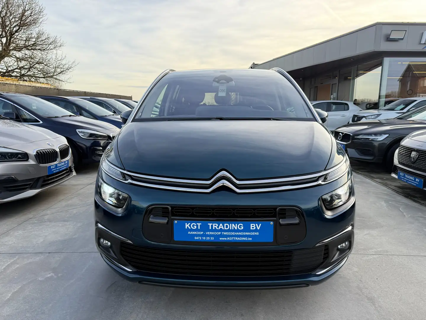 Citroen Grand C4 SpaceTourer 1.5 BLUEHDI AUTOMAAT 7 ZIT NAVI LEDER XENON CAMERA Blauw - 2