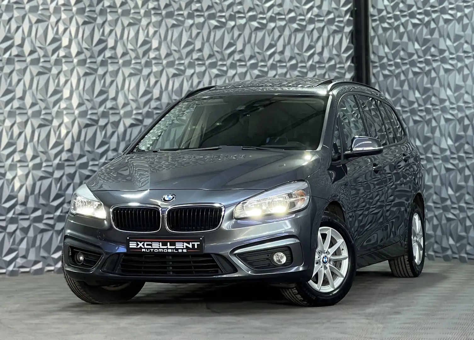 BMW 216 d*Gran Tourer*7 place*BLUETOOTH*PDC*GARANTIE Grijs - 1