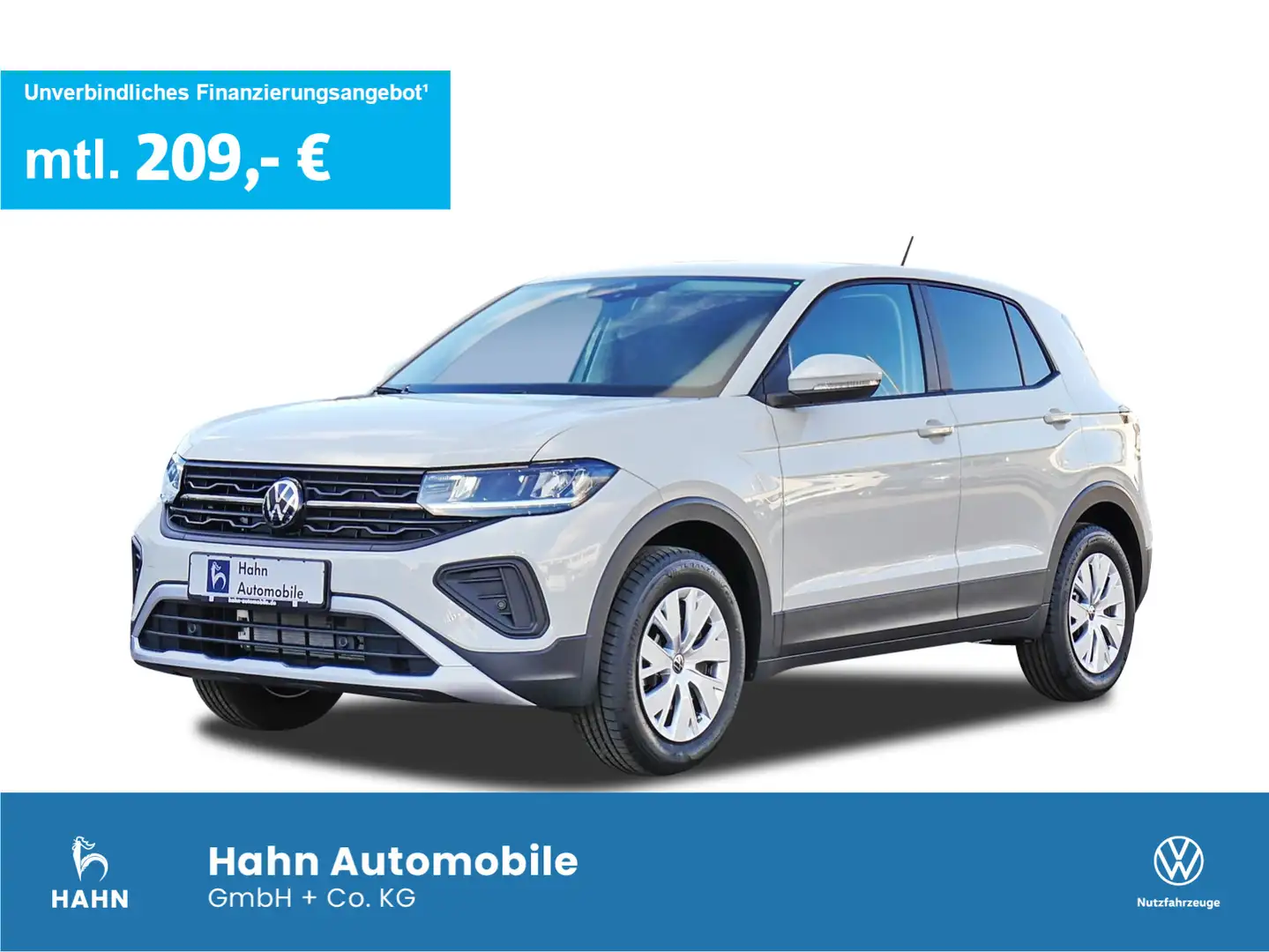 Volkswagen T-Cross 1,0TSI 70kW SZHG CONNECT LED Grau - 1