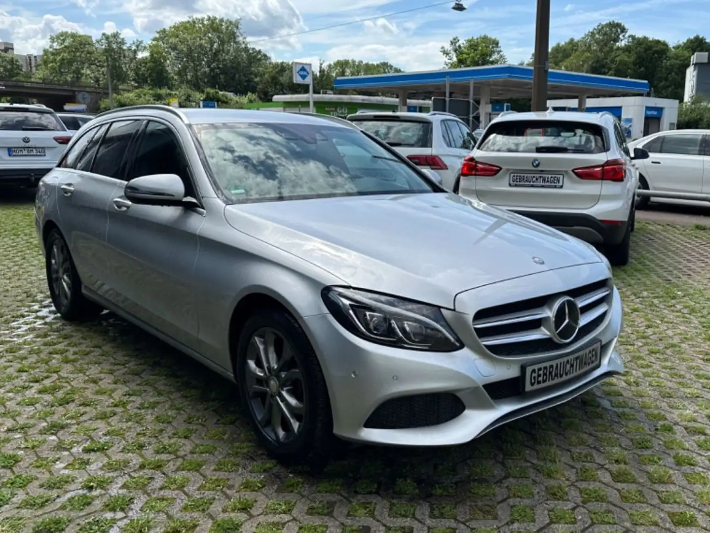 Mercedes-Benz C 180 Kombi Avantgarde Xenon/Klima/Navi/AHK/usw Silber - 2