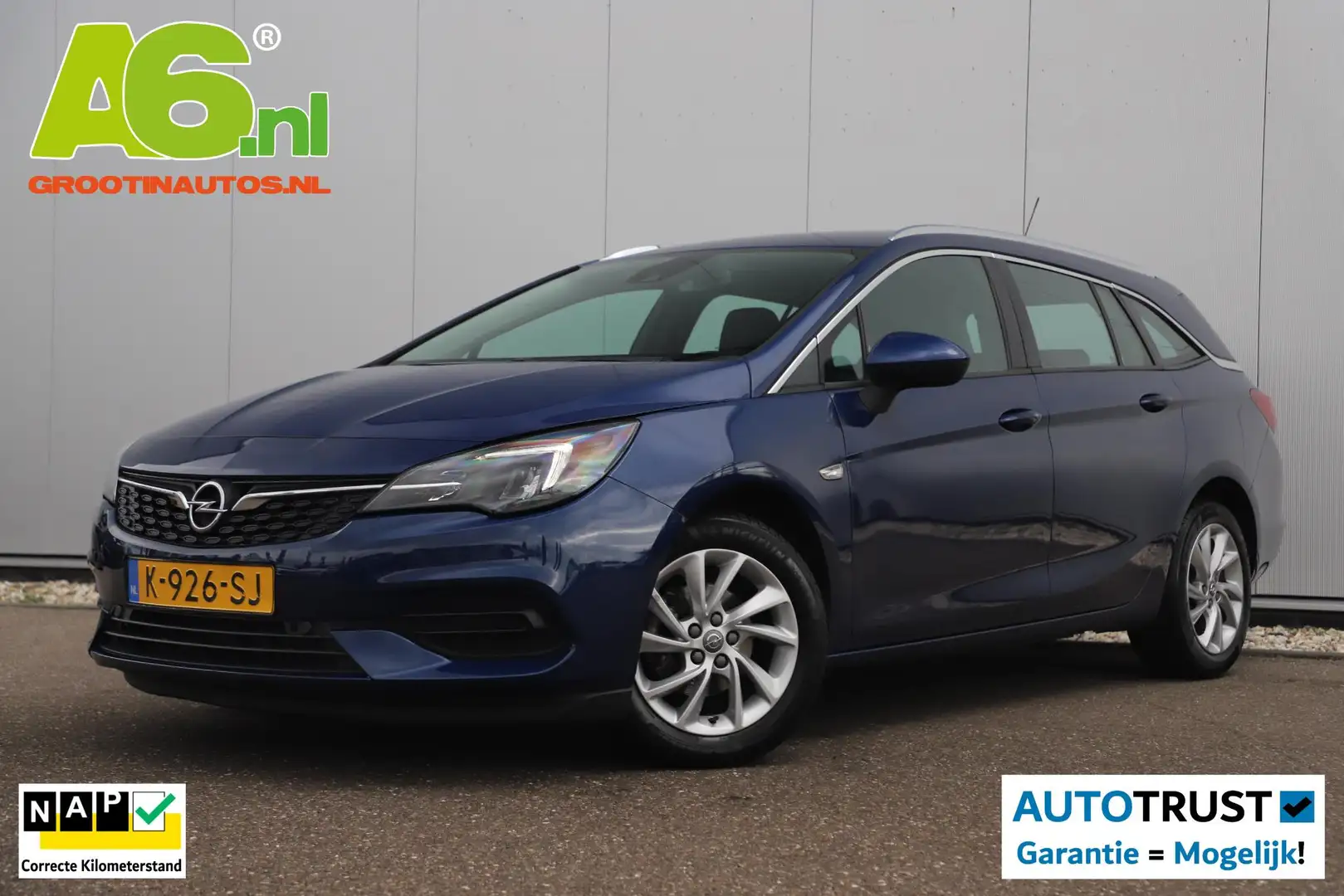 Opel Astra Sports Tourer 1.2 Business Elegance 146PK Half Led Blauw - 1