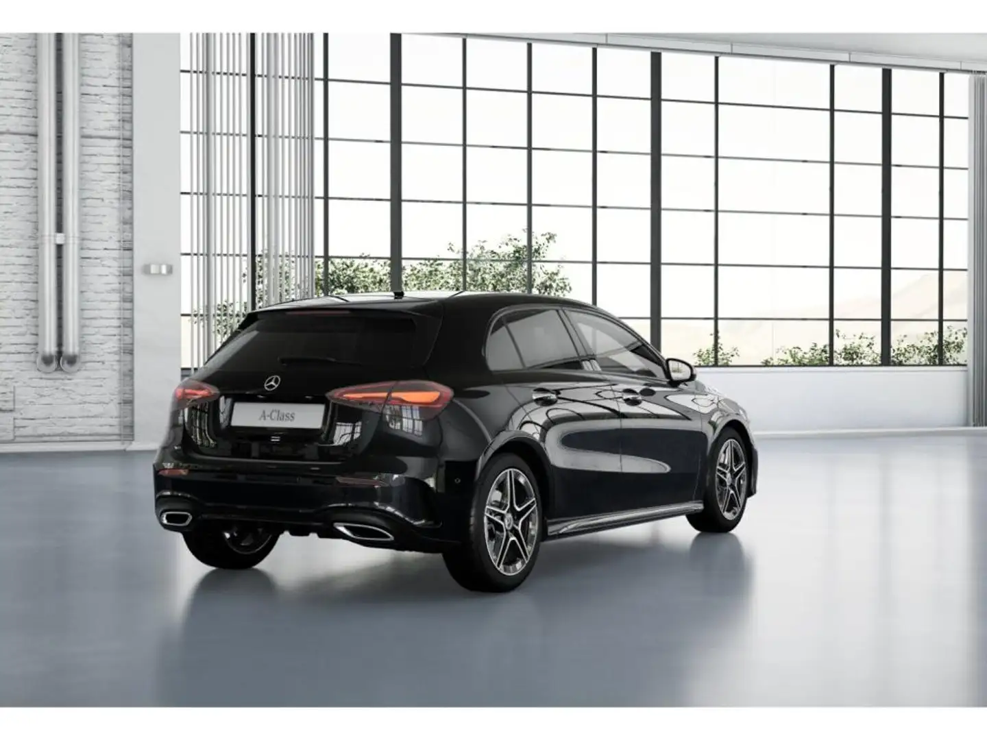 Mercedes-Benz A 250 4M AMG-Sport/Burm/Night/Stdhz/Totw/Keyl/18 Schwarz - 2