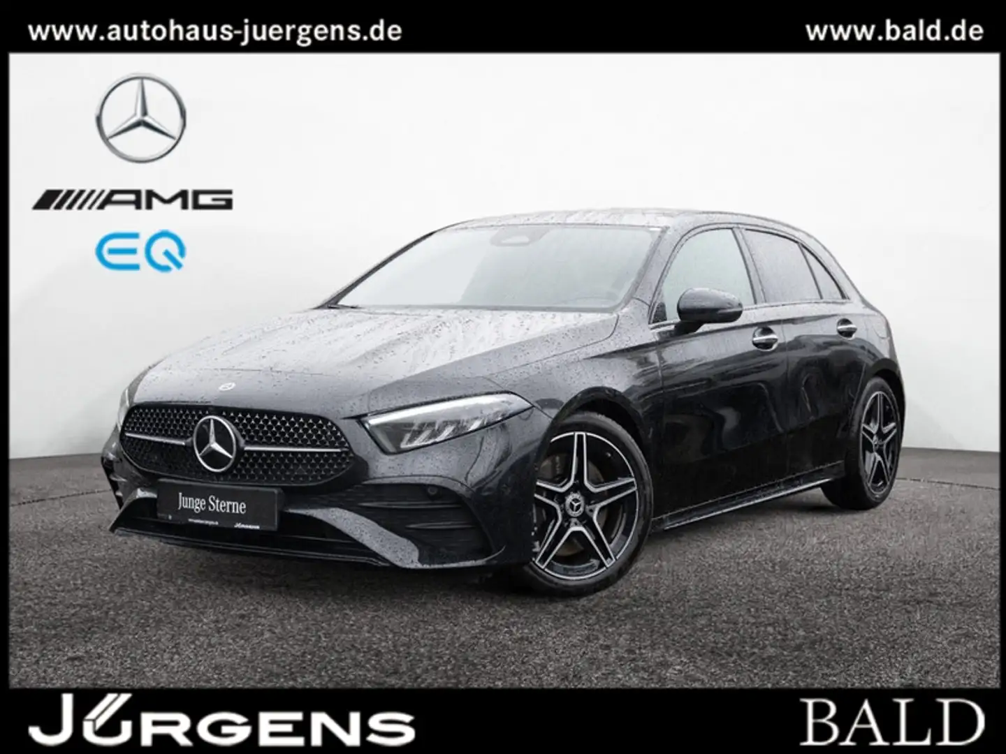Mercedes-Benz A 250 4M AMG-Sport/Burm/Night/Stdhz/Totw/Keyl/18 Schwarz - 1